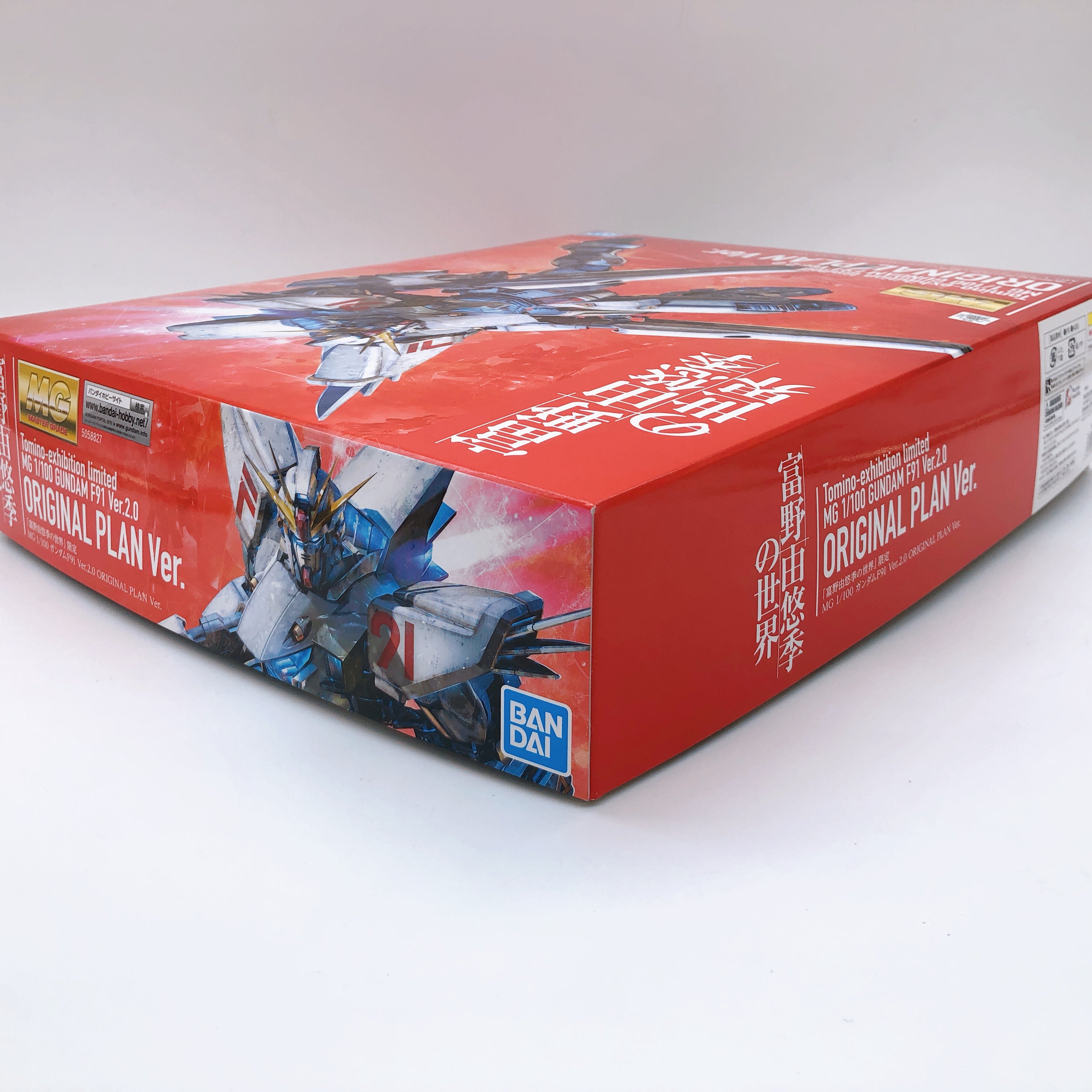 MG 1/100 Gundam F91 Ver.2.0 Original Plan Ver Tomino-Exhibition Limited Kit NEW