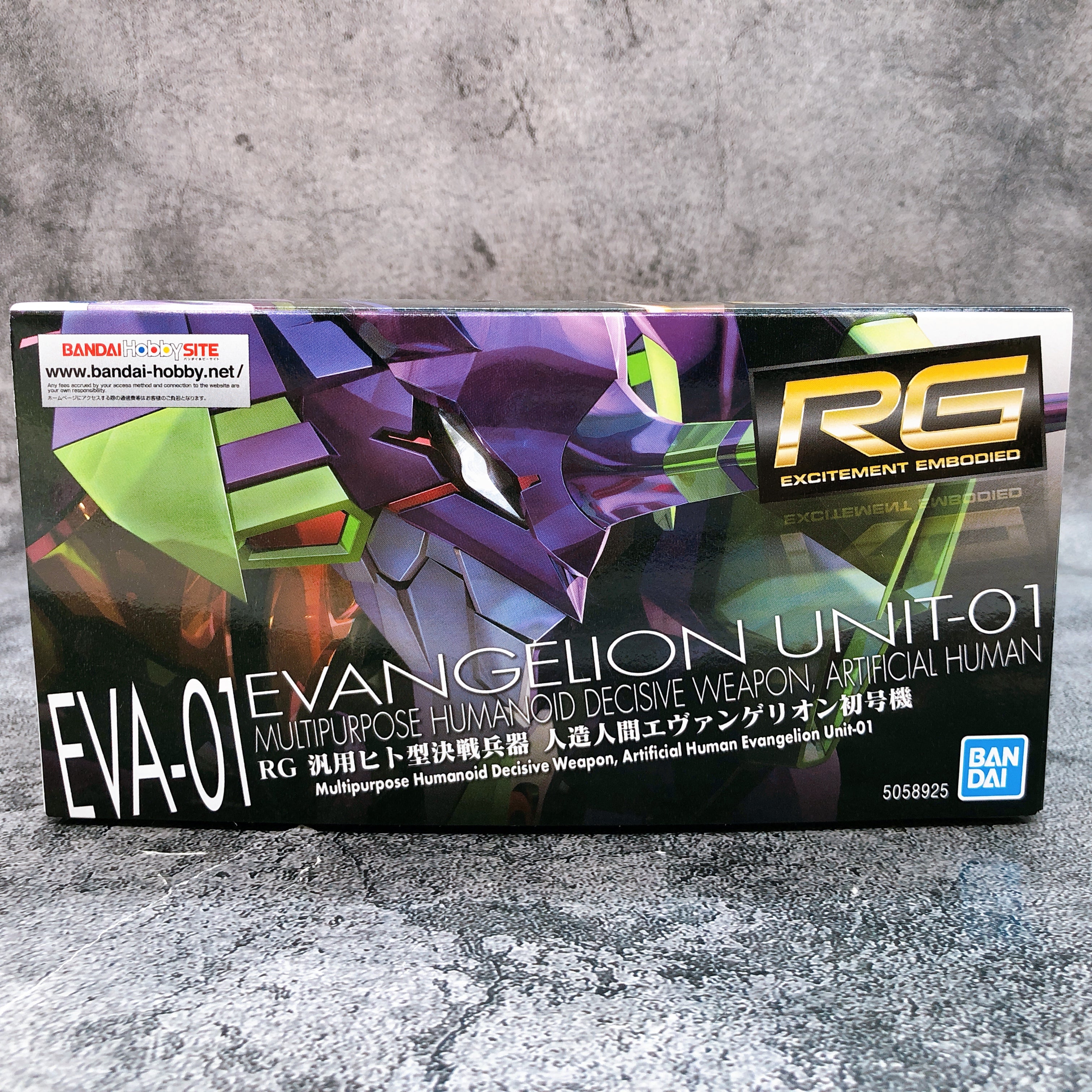 RG Evangelion Unit-01 EVA-01 Neon Genesis Evangelion Model Kit Bandai Japan NEW