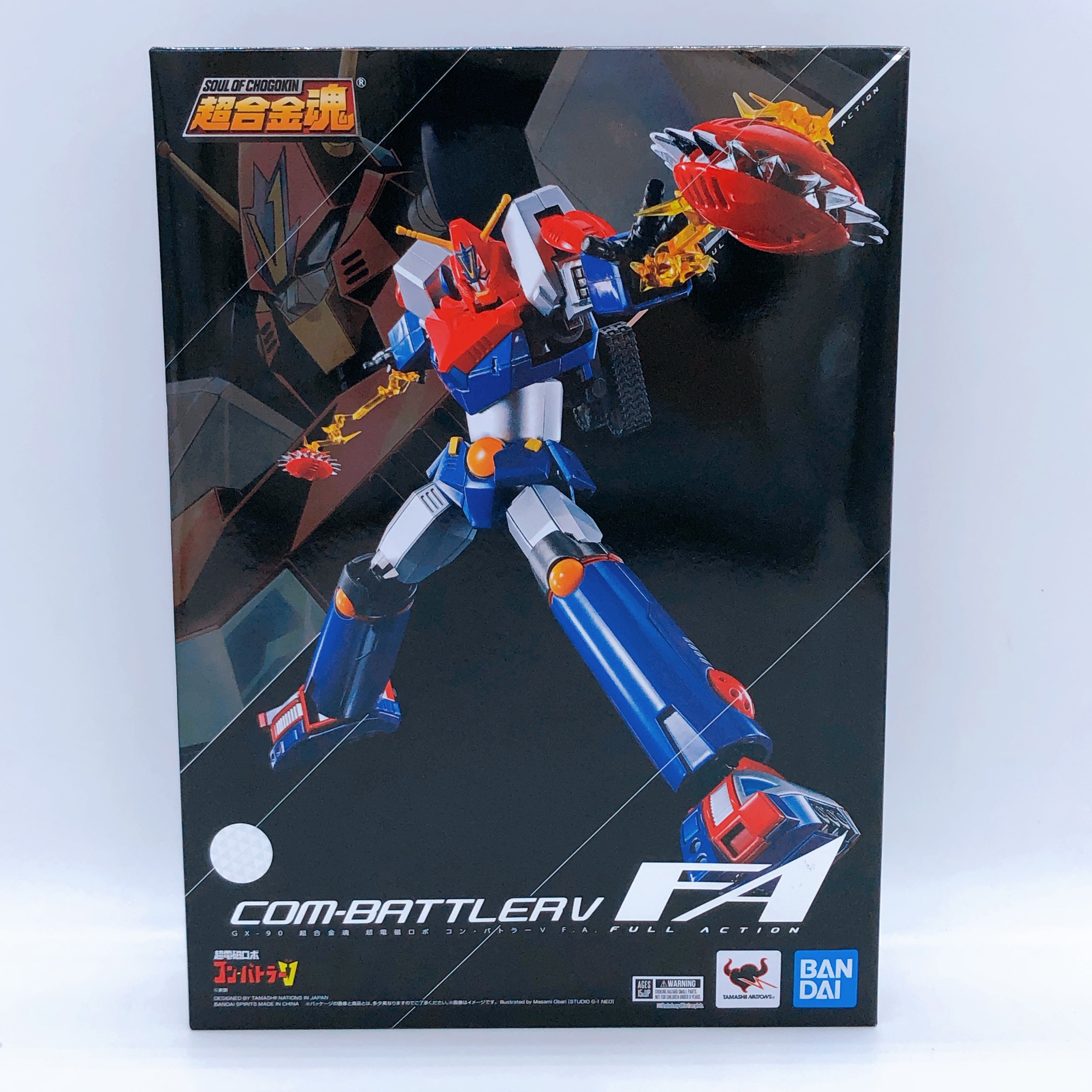 Combattler V Soul of Chogokin Full Action GX-90 Bandai Japan Action Fi