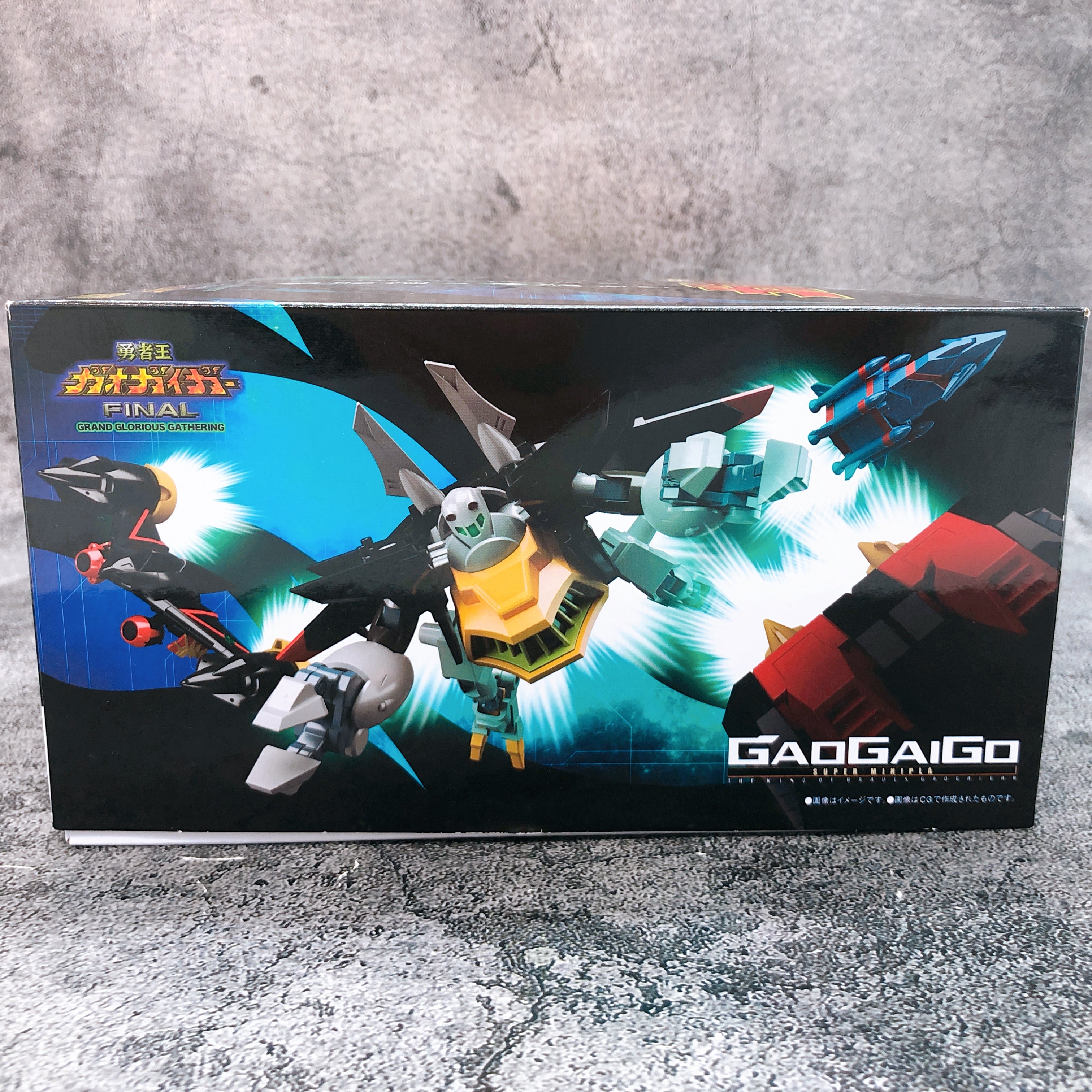 Super Minipla GaoGaiGo The King of Braves GaoGaiGar Model Kit Premium Bandai NEW