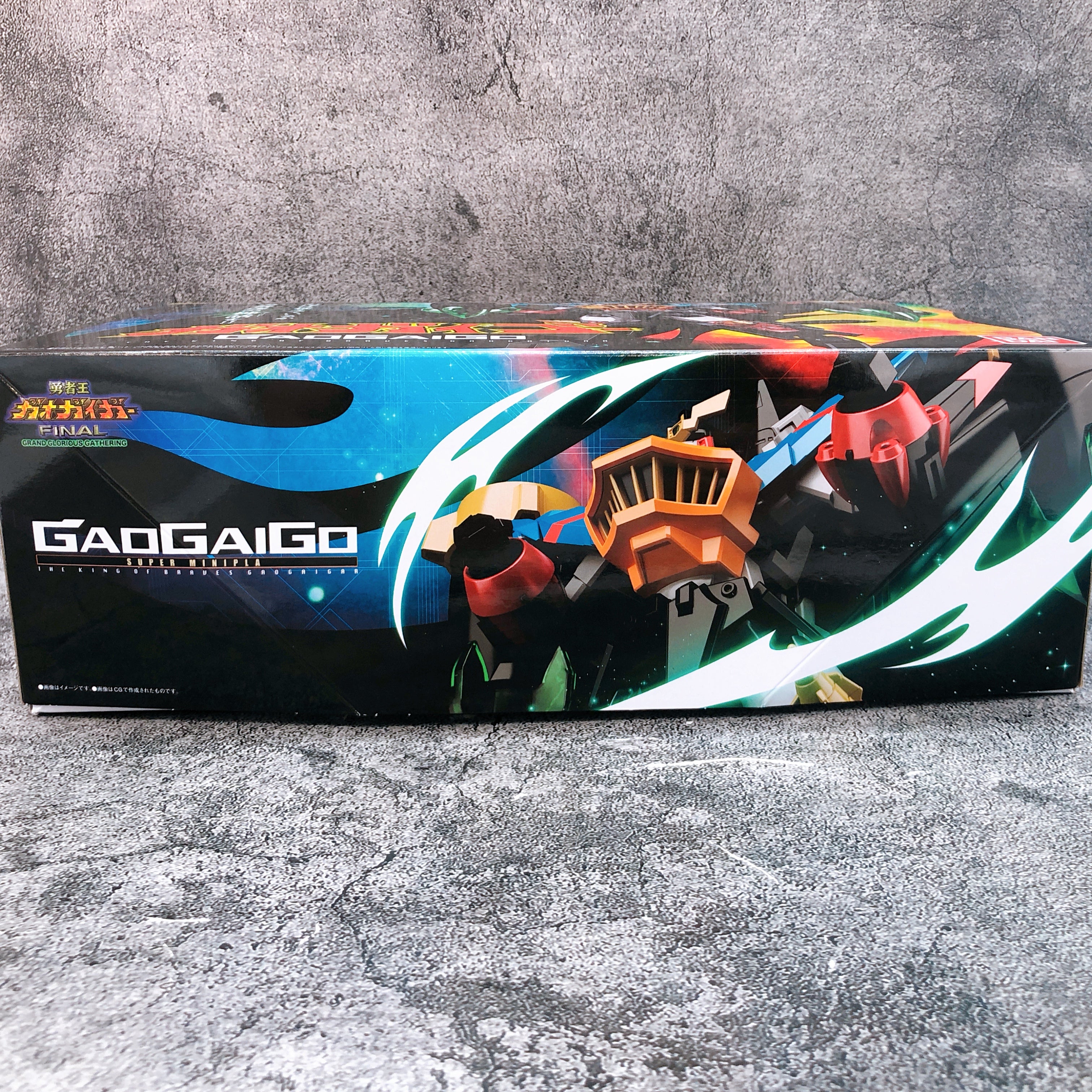 Super Minipla GaoGaiGo The King of Braves GaoGaiGar Model Kit Premium Bandai NEW