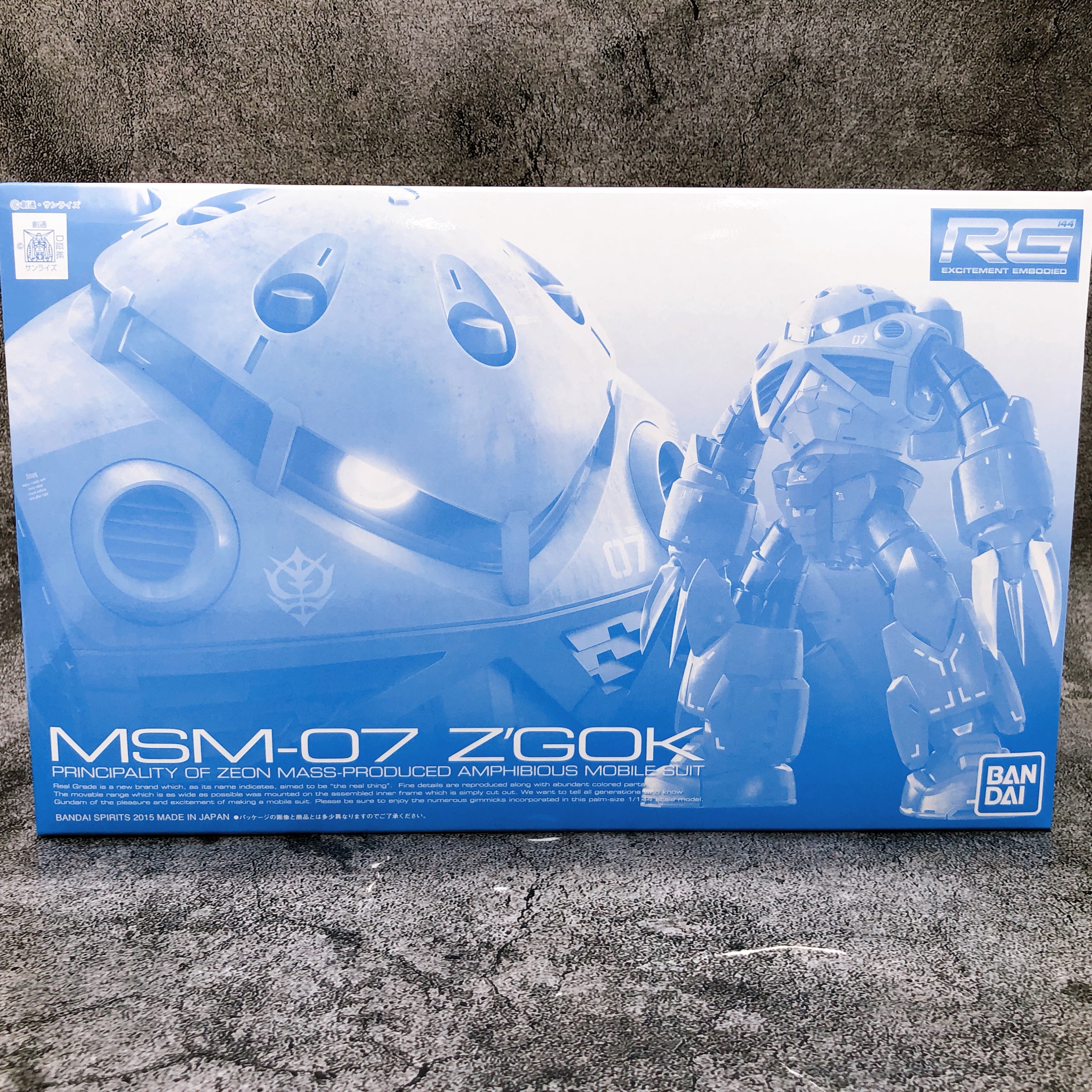 RG 1/144 MSM-07 Z'GOK Mass Produced Gunpla Model Kit Premium Bandai NEW FASTSHIP
