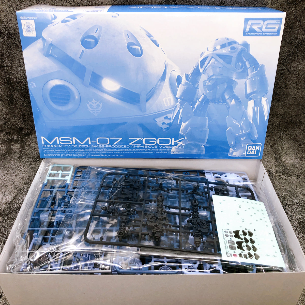 RG 1/144 MSM-07 Z'GOK Mass Produced Gunpla Model Kit Premium Bandai NEW FASTSHIP