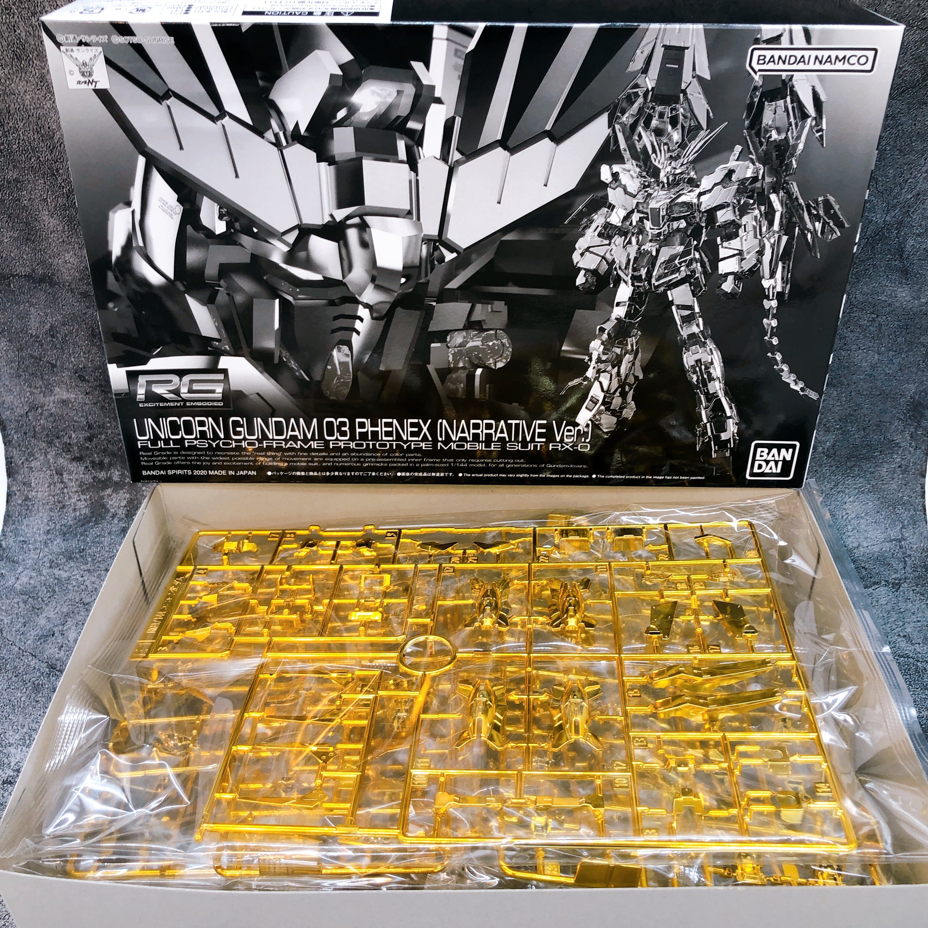 RG 1/144 Unicorn Gundam 03 Phenex Narrative Ver Model Kit Premium Bandai NEW