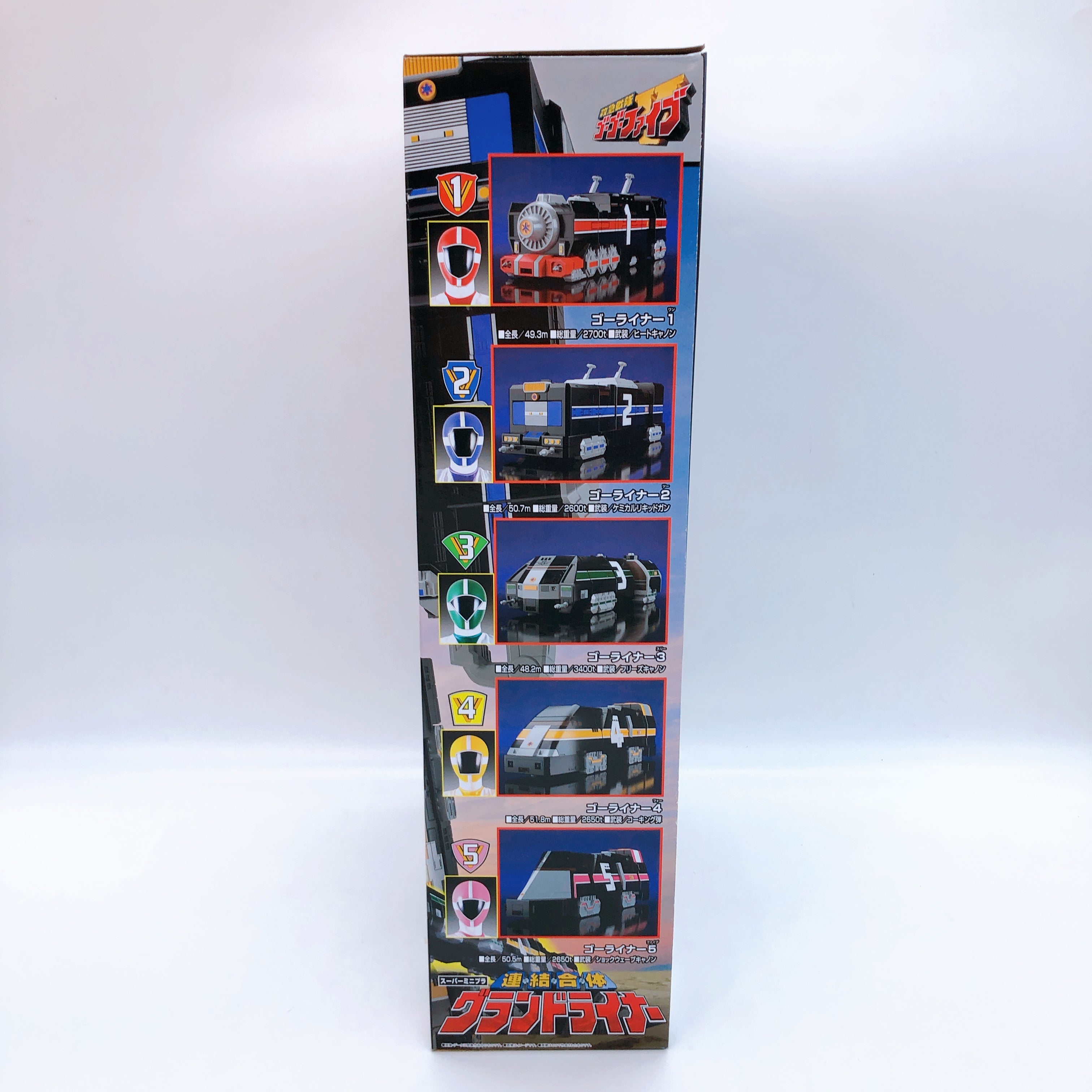 Super Minipla Grand Liner Rescue Sentai GoGoFive Model Kit Premium Bandai Sealed