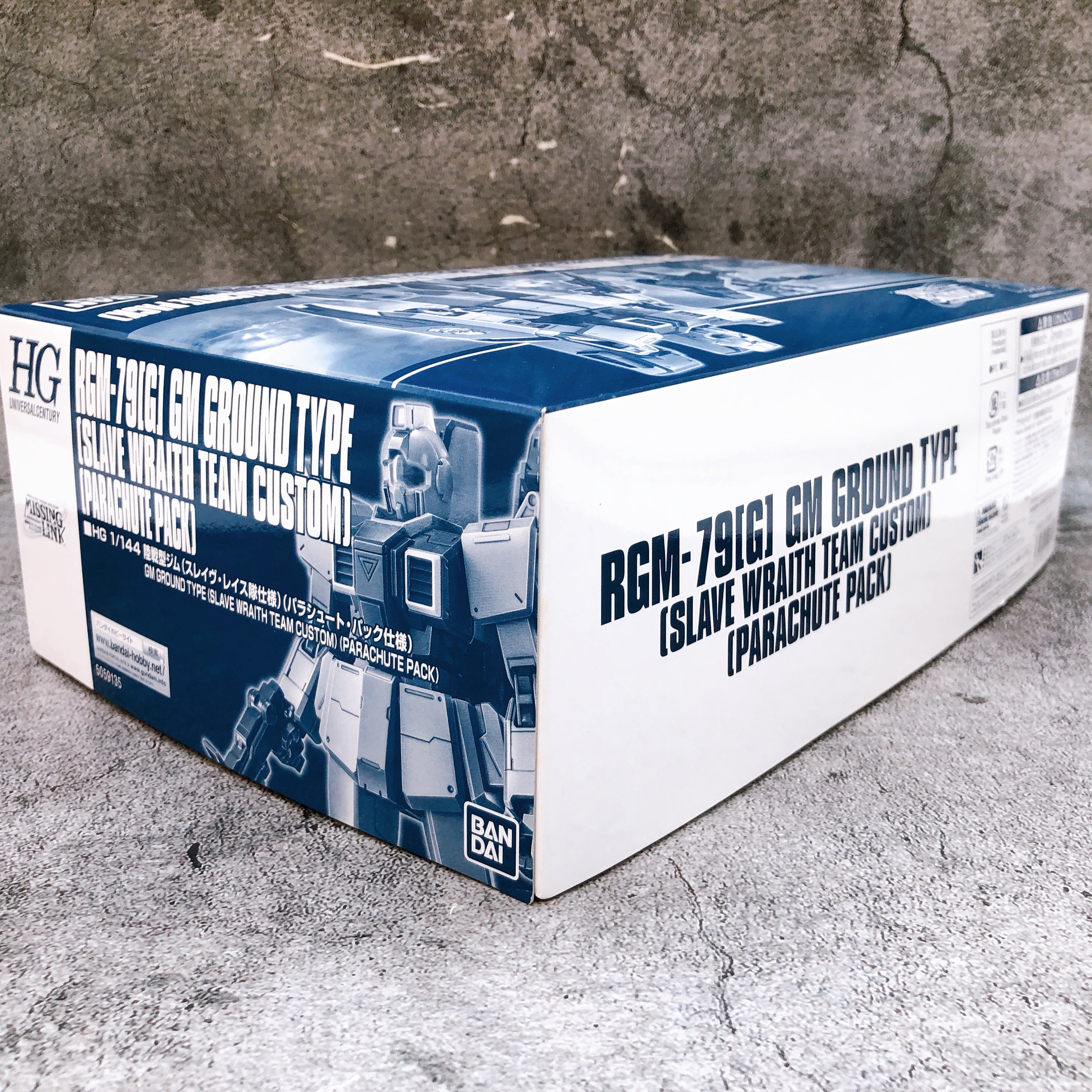 HG 1/144 GM Ground Type Slave Wraith Parachute Pack Model Kit 15+ Premium Bandai