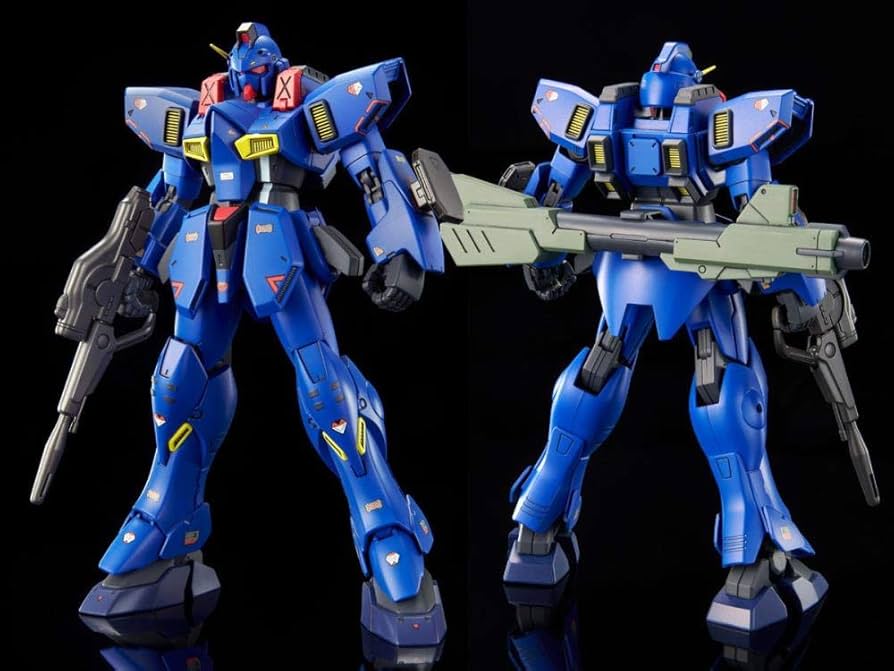 RE/100 1/100 GUN EZ Ground Type Bluebird Team Custom Model Kit Premium Bandai
