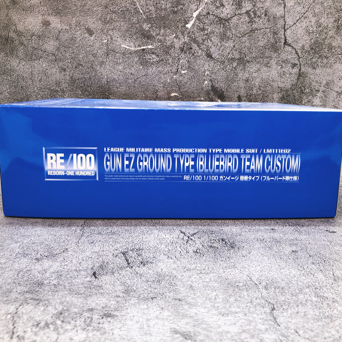 RE/100 1/100 GUN EZ Ground Type Bluebird Team Custom Model Kit Premium Bandai