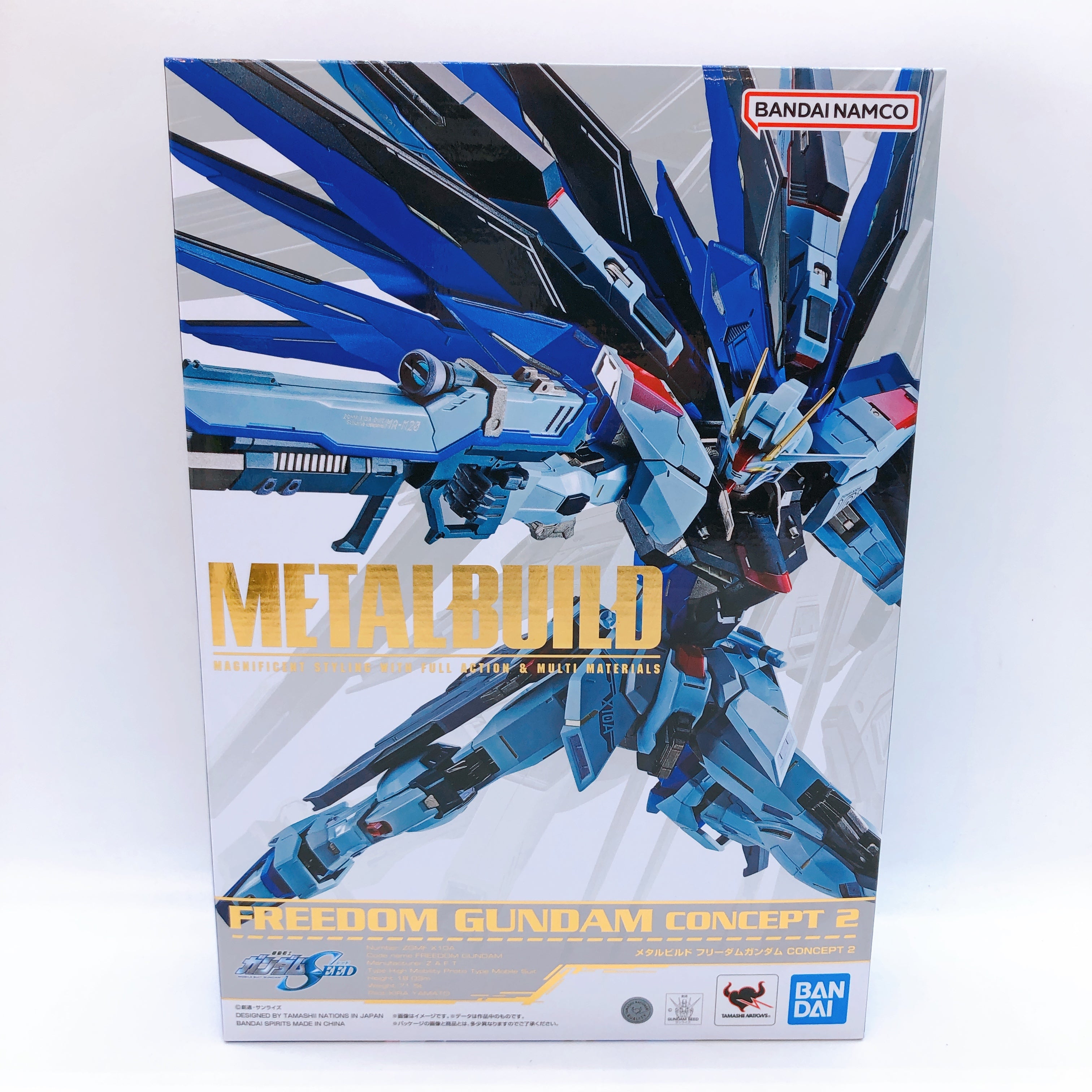 METAL BUILD Freedom Gundam Concept 2 Reissue ver. Action Figure Bandai Japan NEW