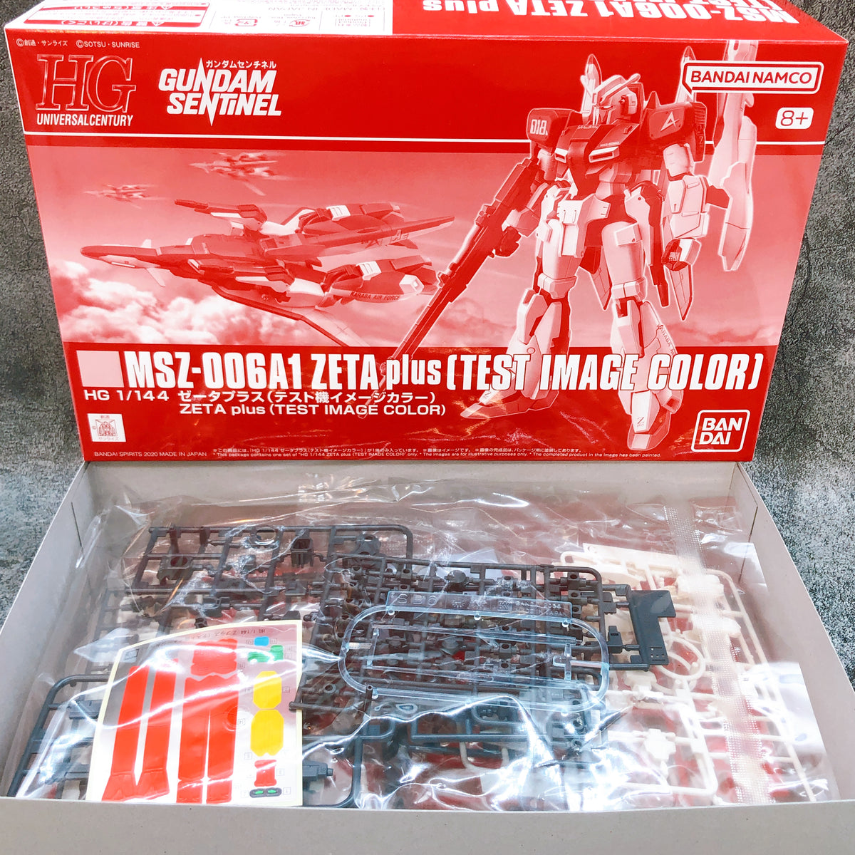 HGUC 1/144 ZETA plus Test Image Color MSZ-006A1 Model Kit Premium Bandai Japan