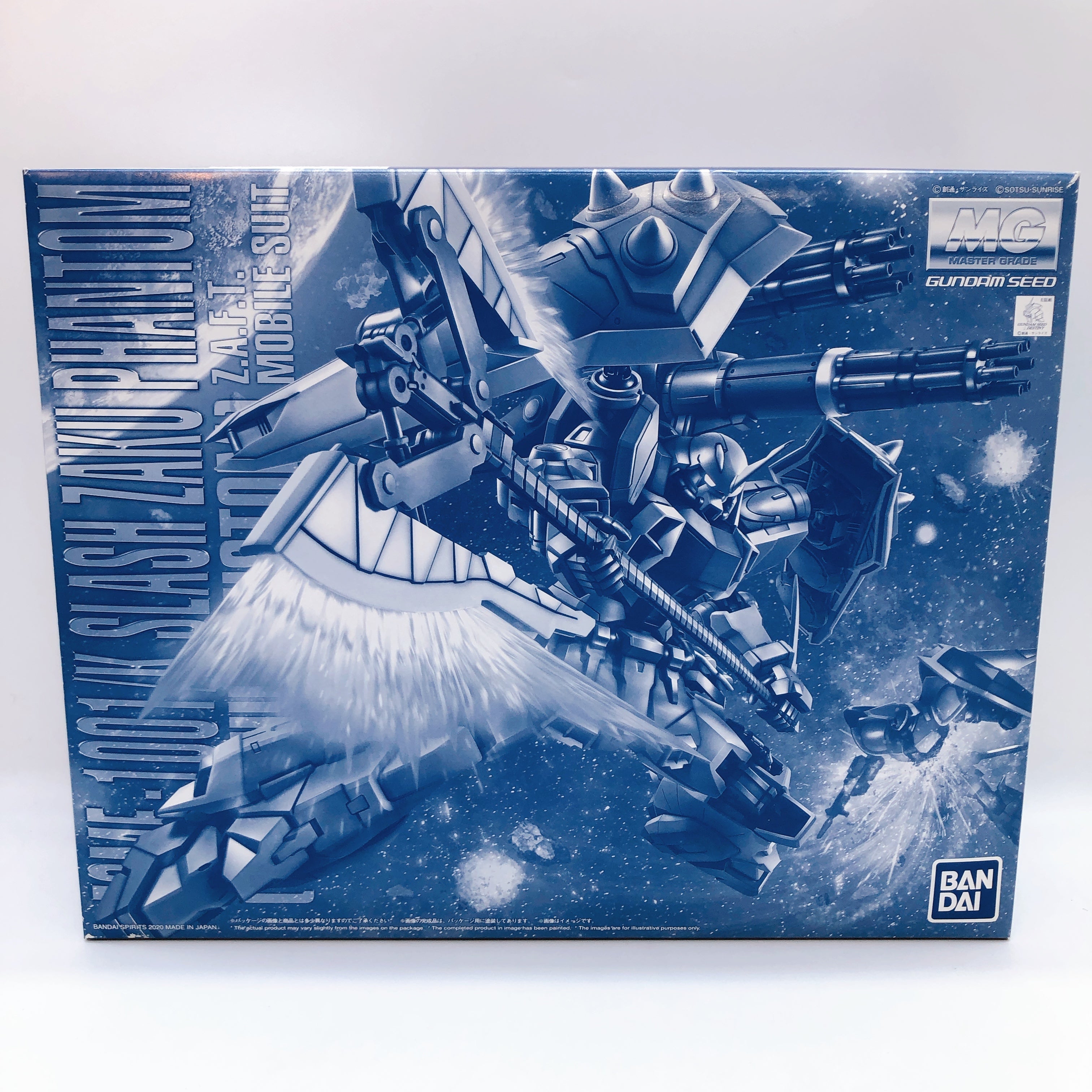 MG 1/100 Slash Zaku Phantom Yzak Jule Custom Model Kit Premium Bandai Japan NEW