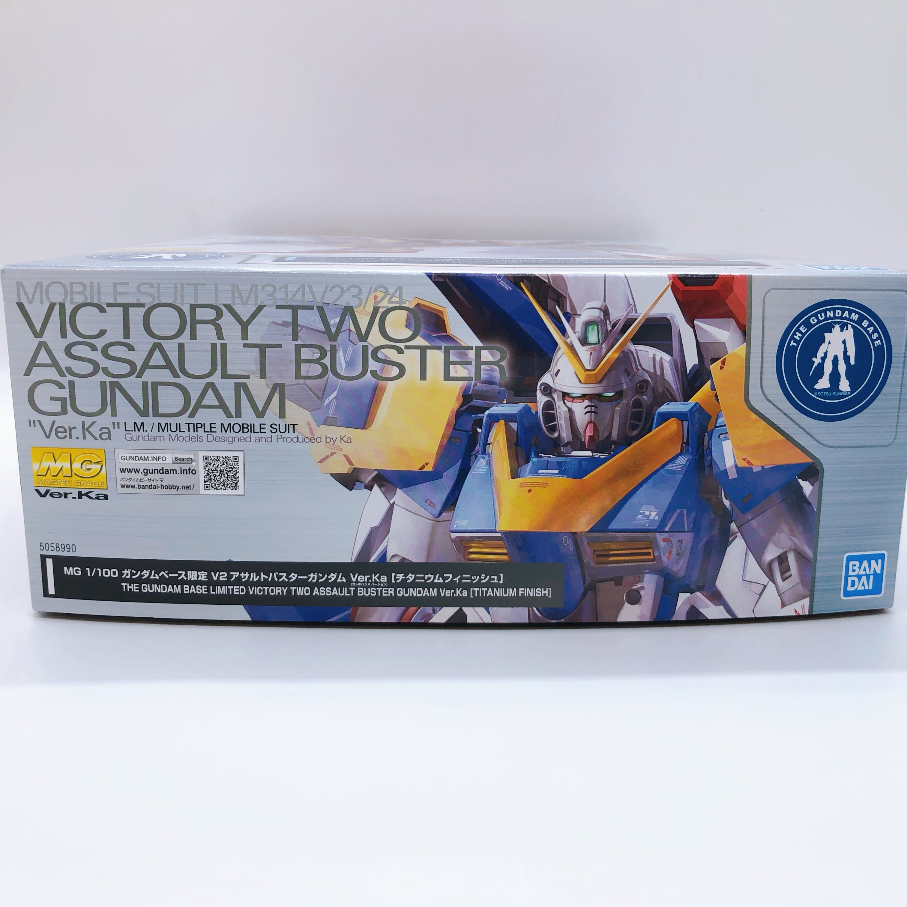 MG 1/100 V2 Assault Buster Gundam Ver.Ka Titanium Finish Limited Kit Bandai NEW