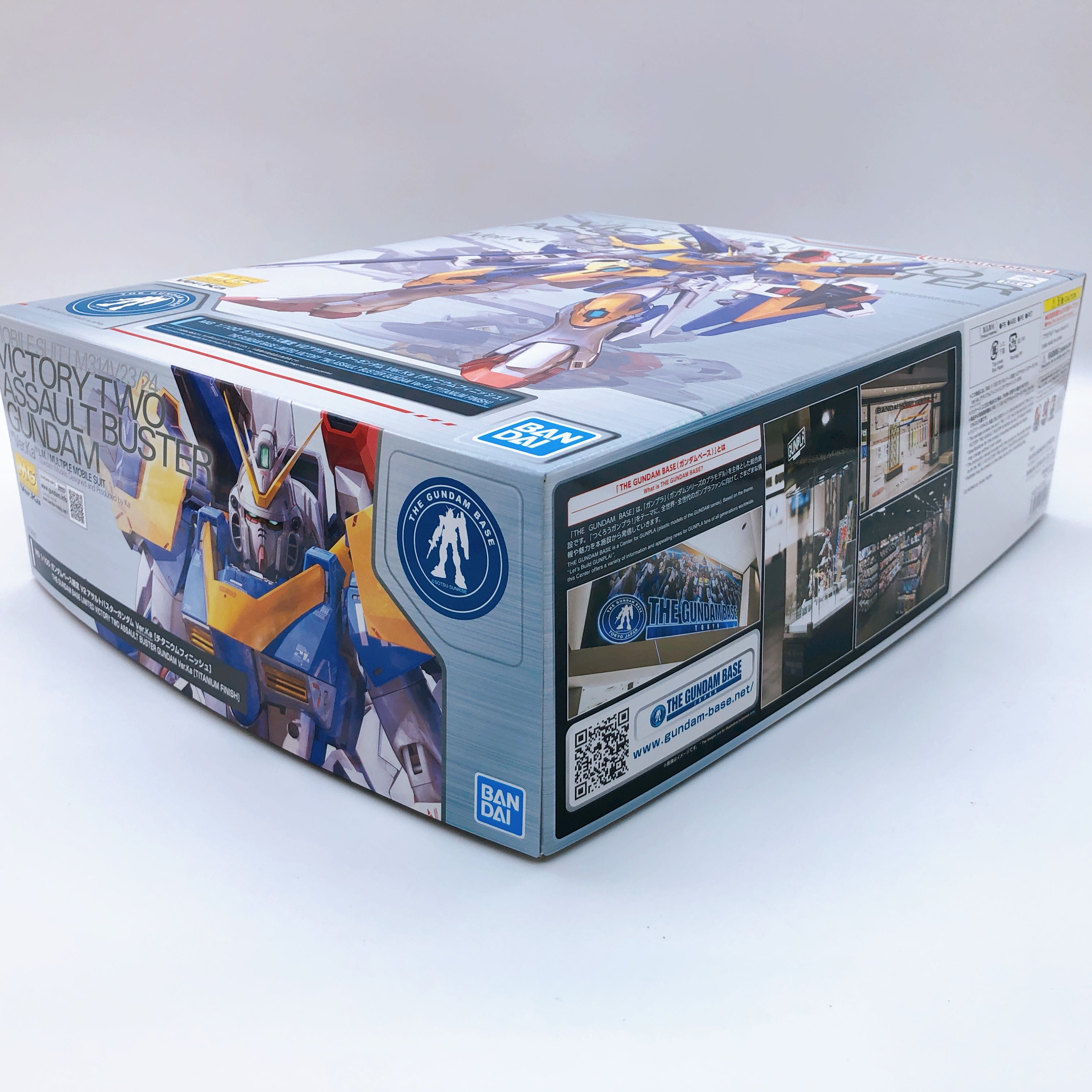 MG 1/100 V2 Assault Buster Gundam Ver.Ka Titanium Finish Limited Kit Bandai NEW
