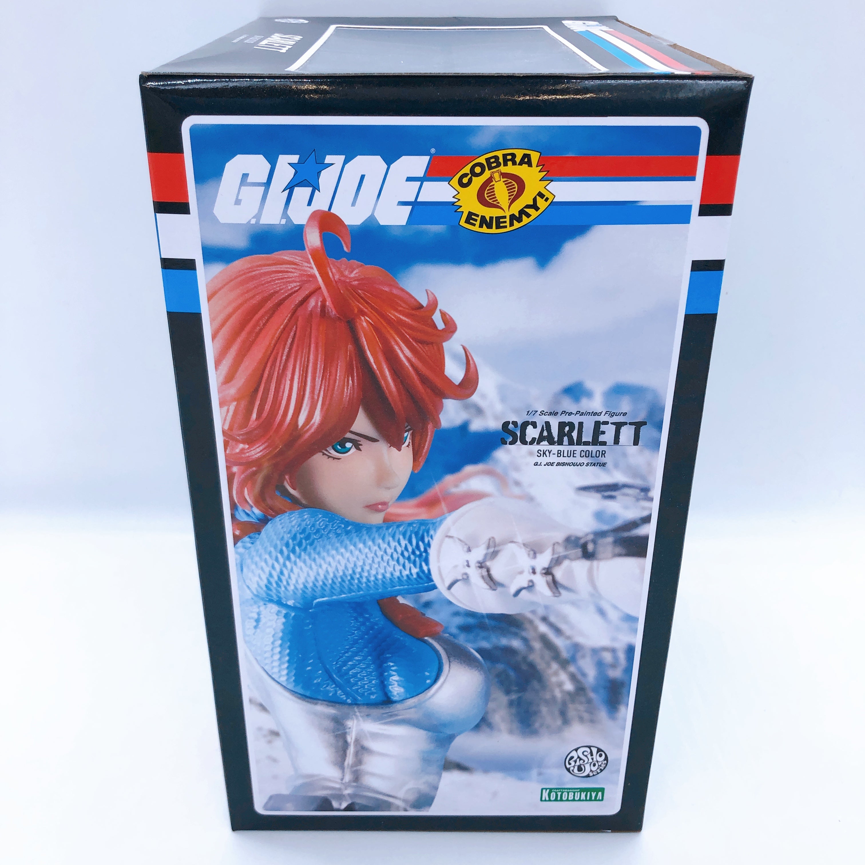 G.I. Joe Bishoujo Statue SCARLETT Sky Blue Color 1/7 Scale Figure Kotobukiya