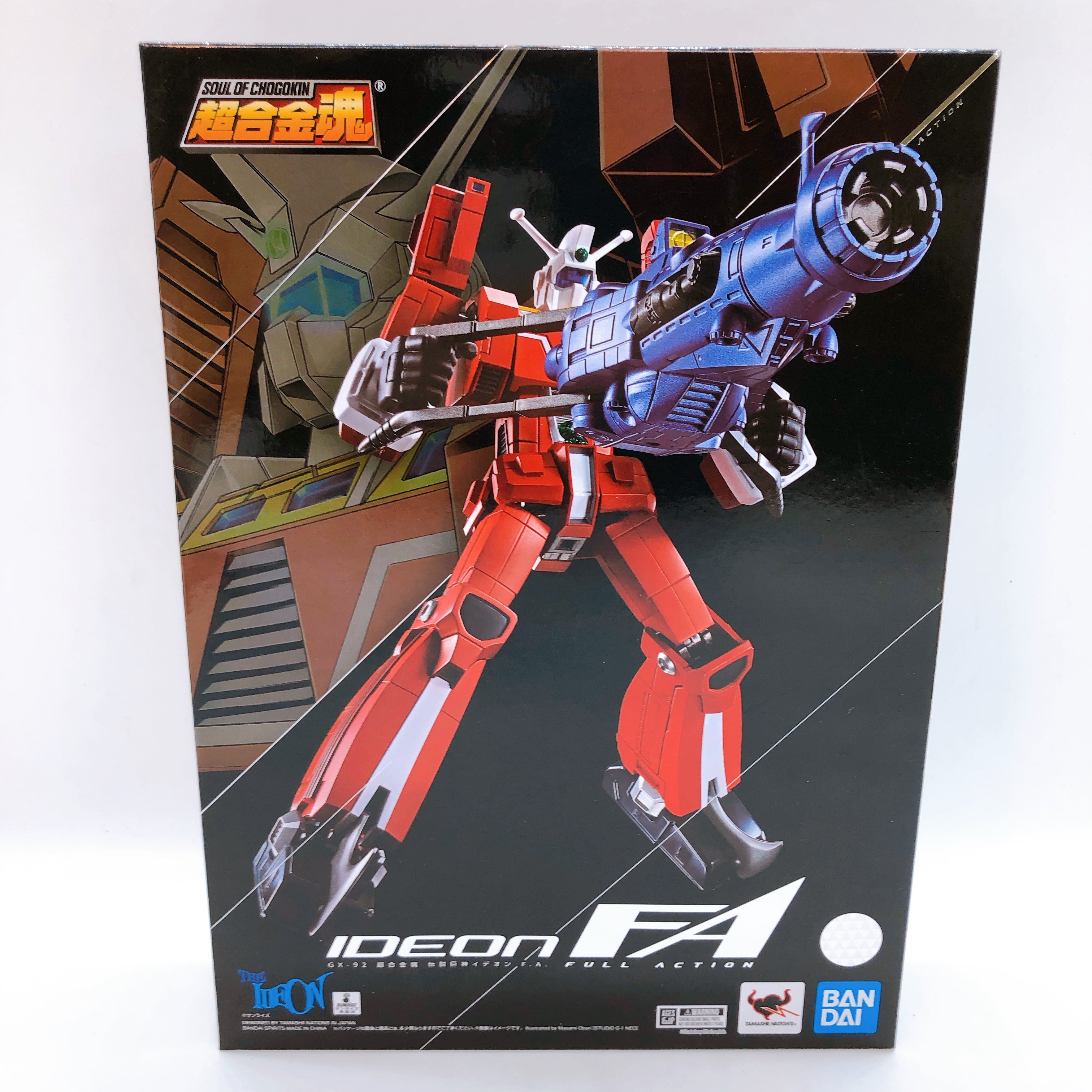 Ideon F.A. GX-92 Soul of Chogokin Full Action Figure Bandai Japan AUTHENTIC New
