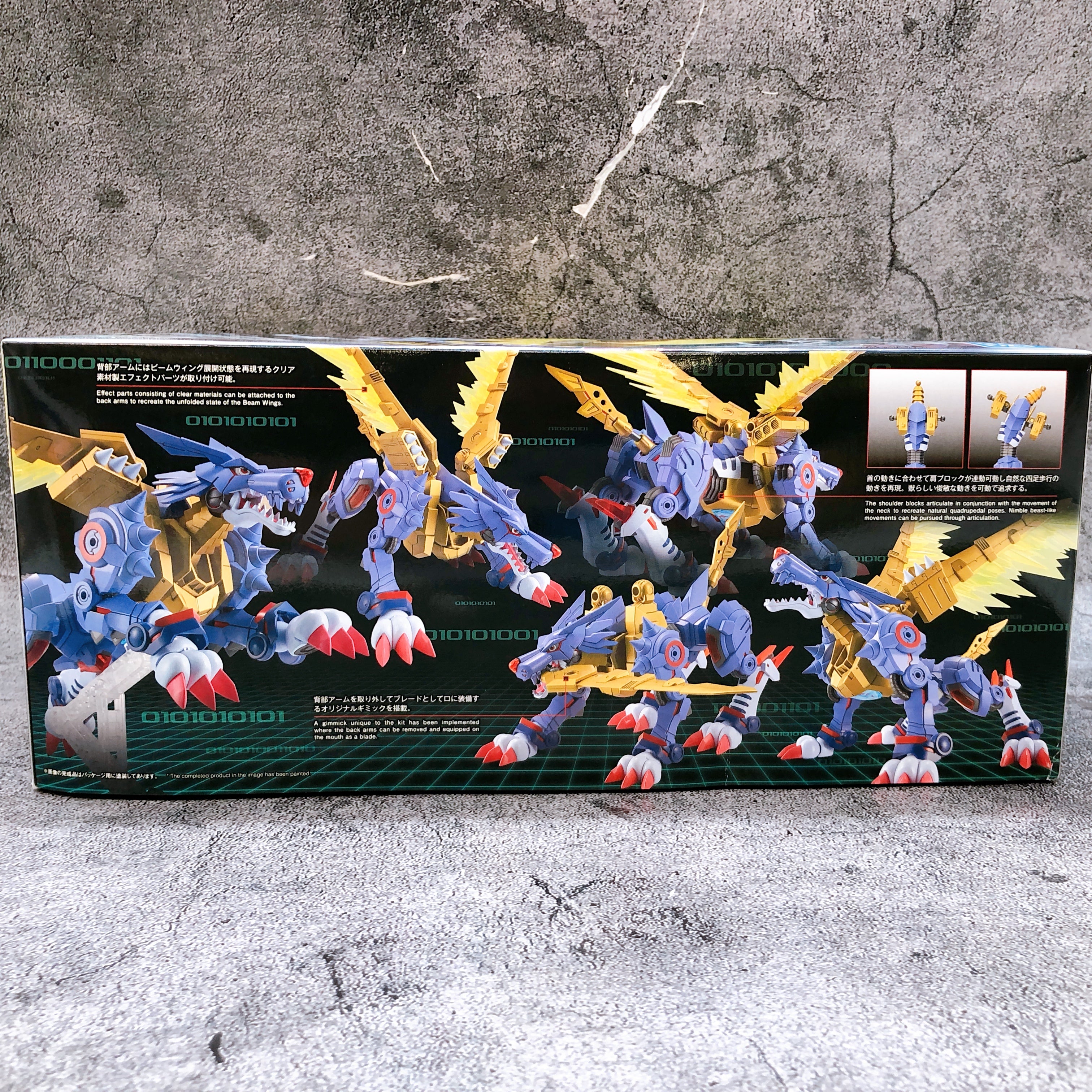 Figure-rise Standard Amplified Metal Garurumon Digimon Model Kit 15+ Bandai NEW