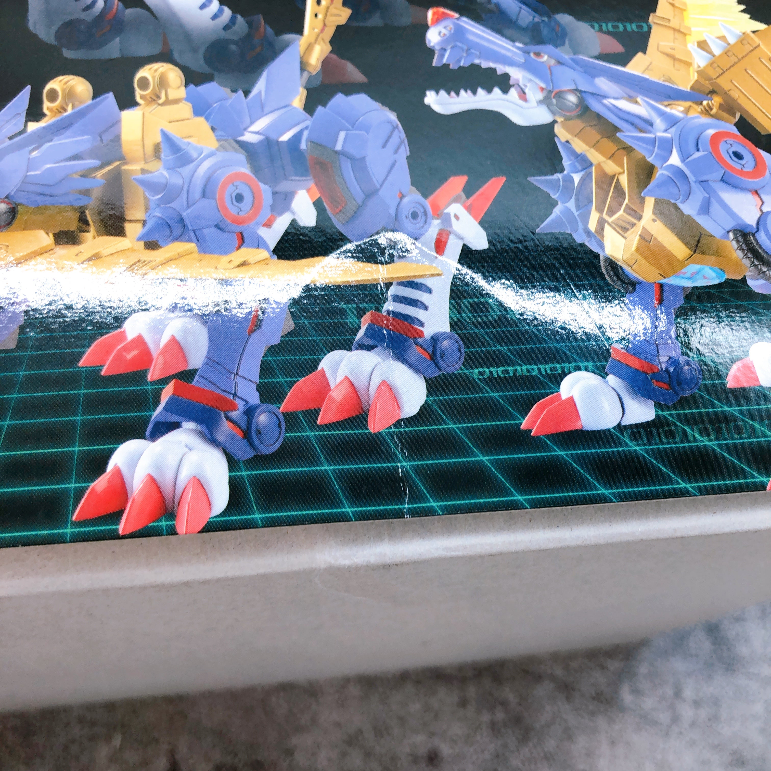 Figure-rise Standard Amplified Metal Garurumon Digimon Model Kit 15+ Bandai NEW