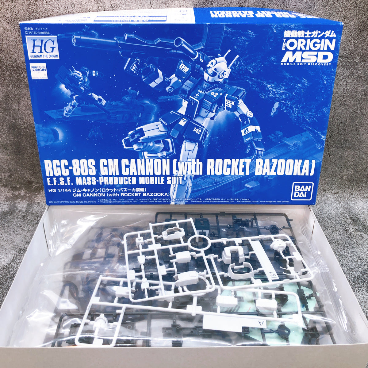 HG 1/144 GM CANNON with Rocket Bazooka RGC-80S Model Kit Premium Bandai FASTSHIP