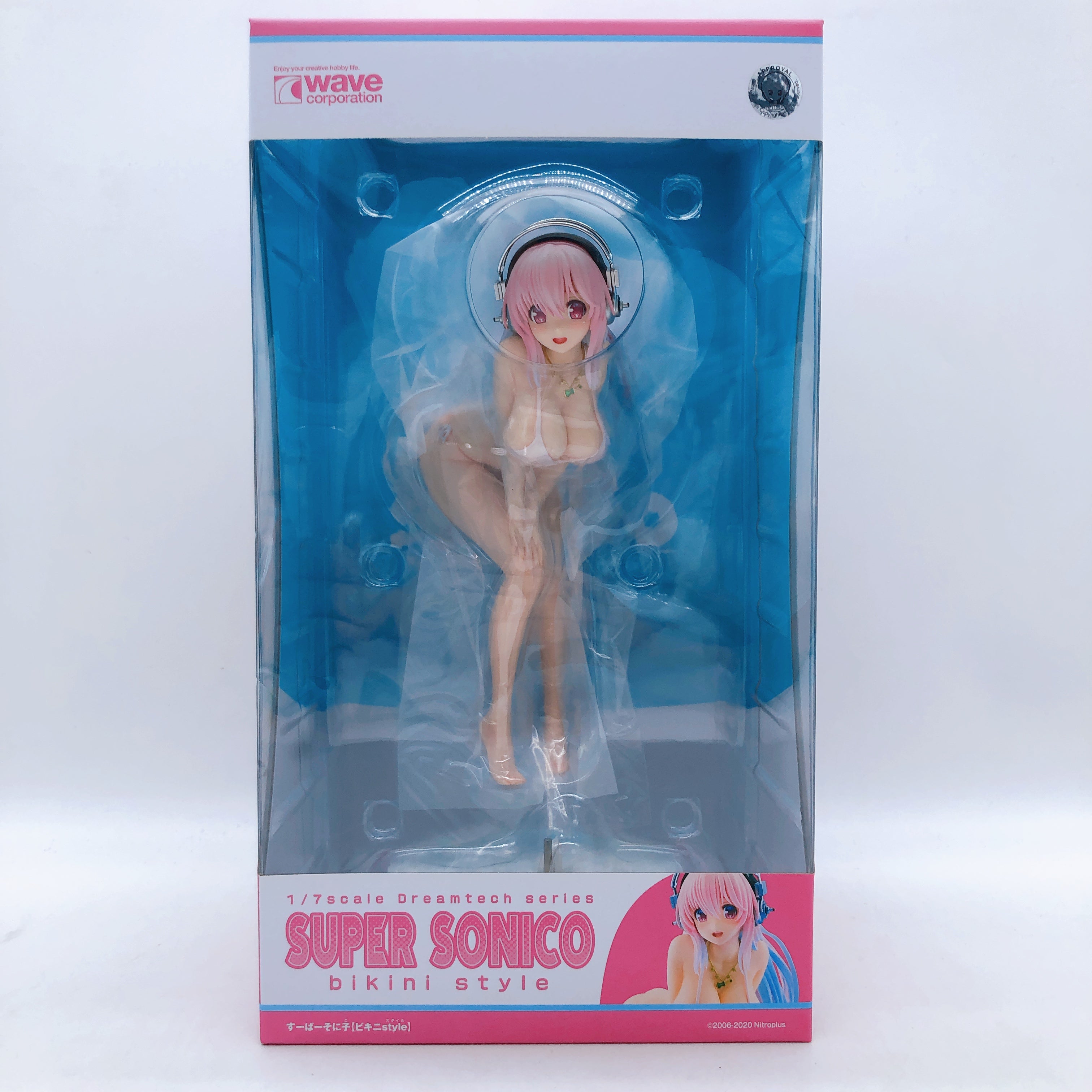 Super Sonico Bikini Style 1/7 Scale Figure Wave Japan AUTHENTIC Sealed FASTSHIP