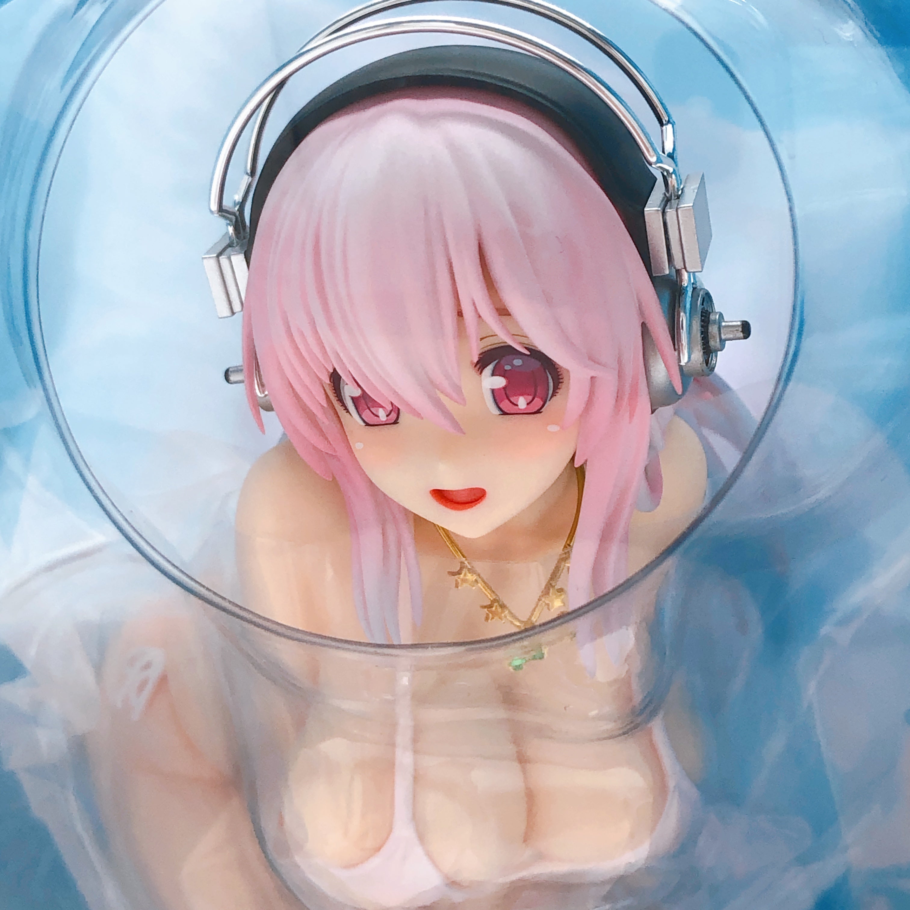 Super Sonico Bikini Style 1/7 Scale Figure Wave Japan AUTHENTIC Sealed FASTSHIP