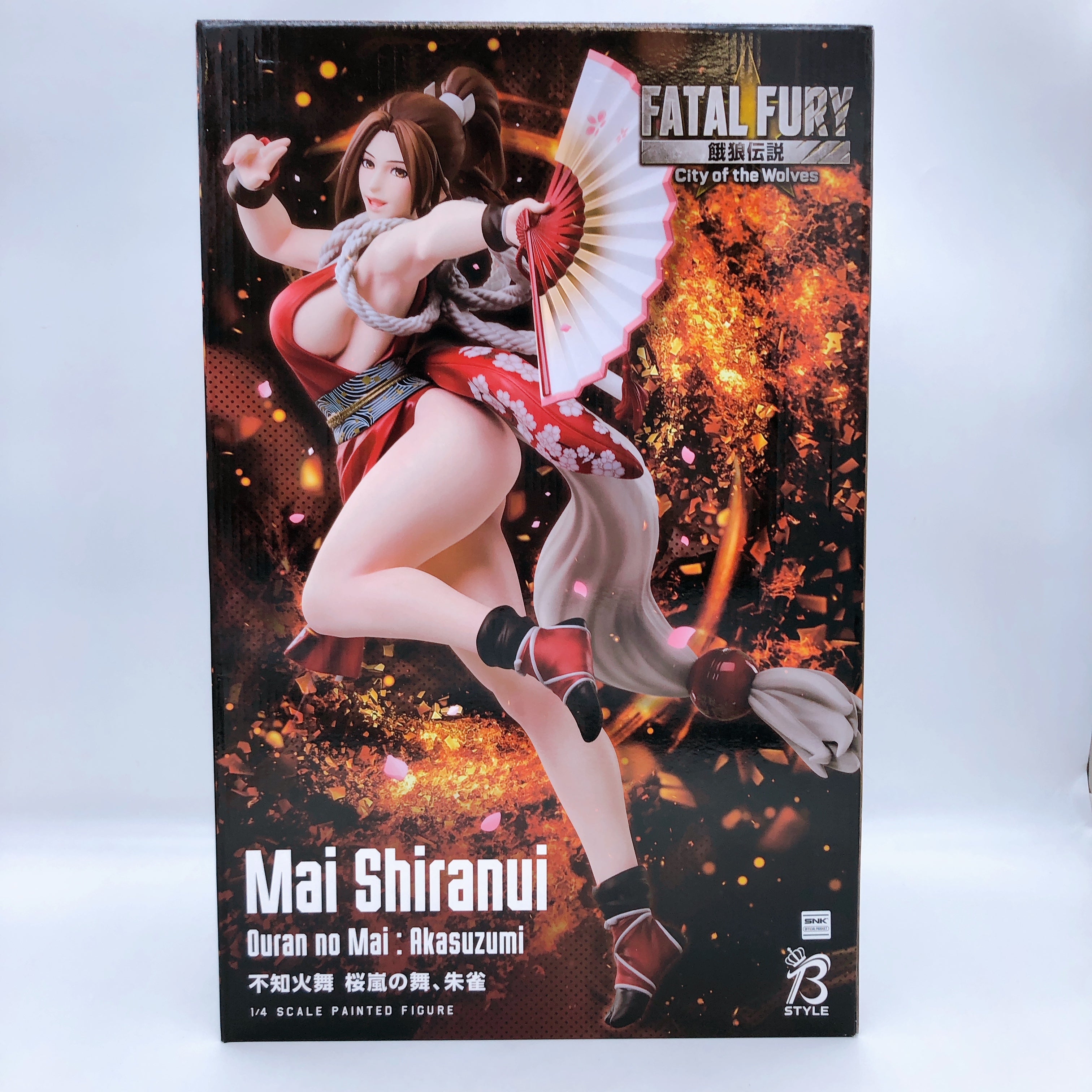 Fatal Fury City of the Wolves Mai Shiranui Ouran no Mai Akasuzumi 1/4 Figure NEW