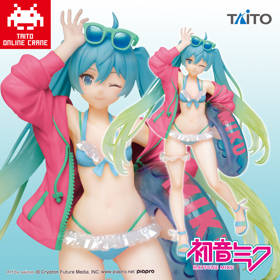 Hatsune Miku 3rd Season Summer ver. Taito Online Limited Figure Taikure NEW