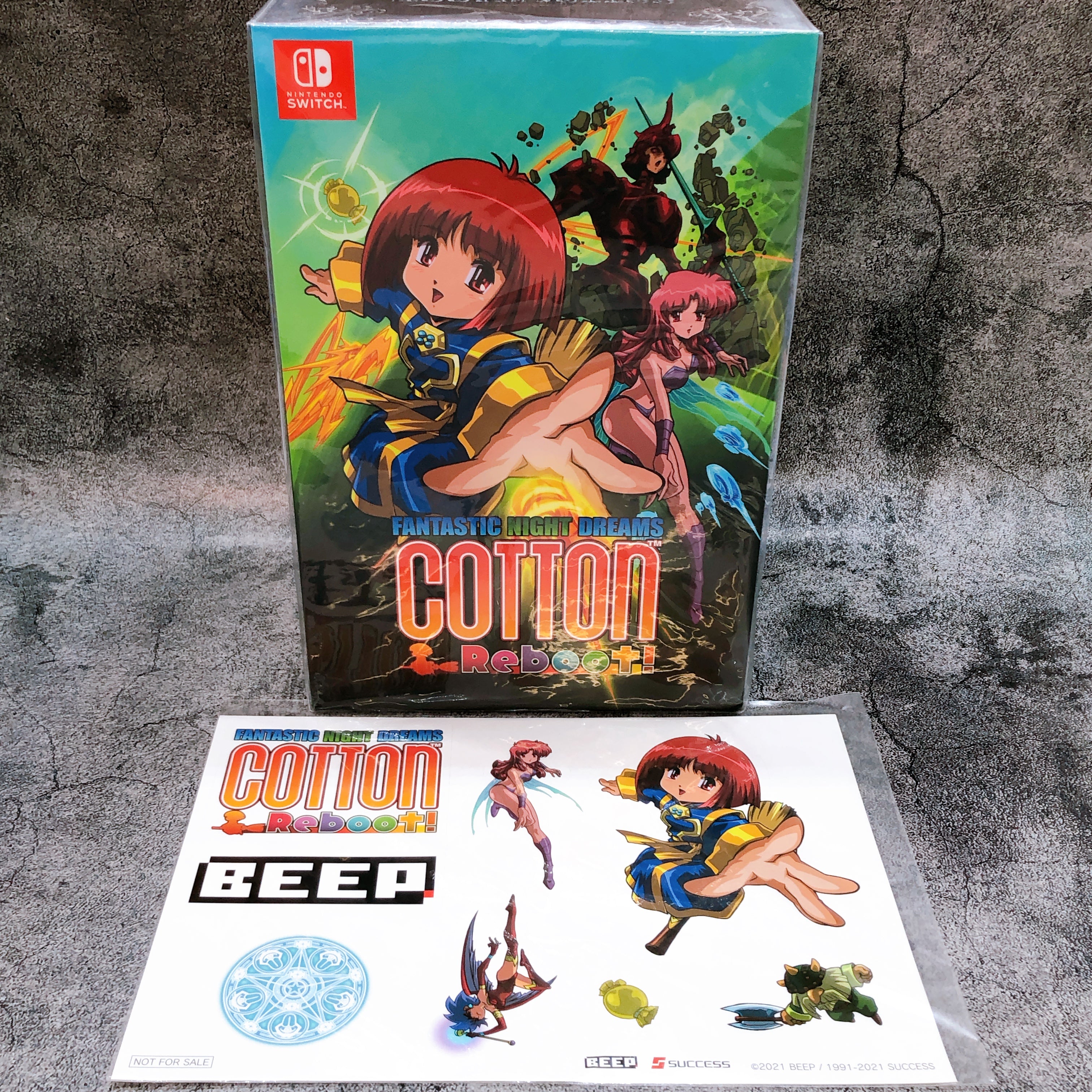 Nintendo Switch Cotton Reboot! Fantastic Night Dreams Limited Box Shooting New