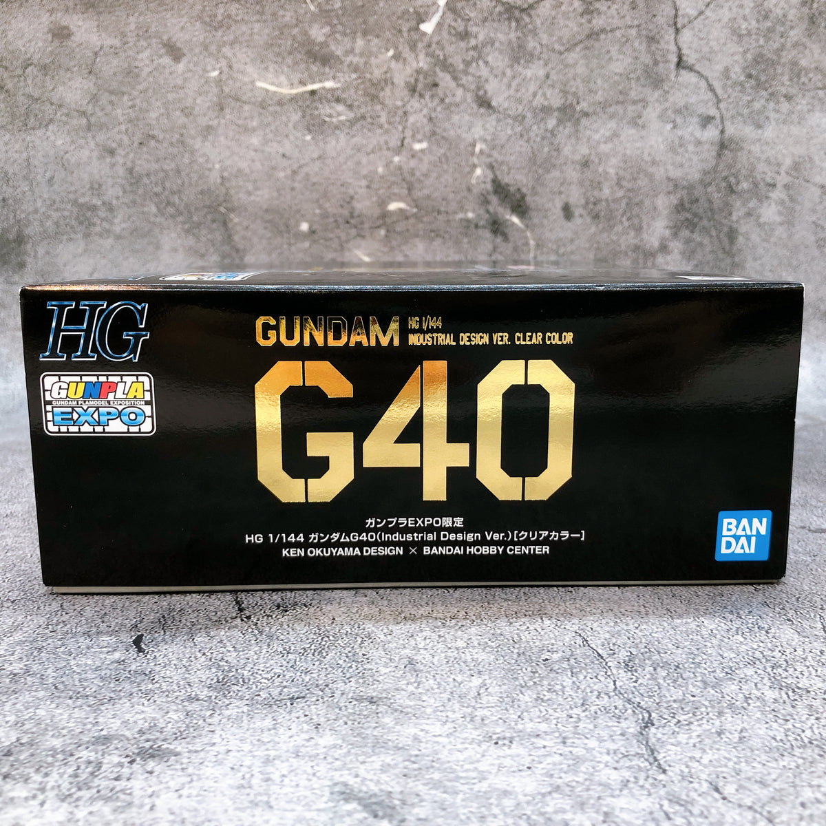 HG 1/144 Gundam G40 Clear Color Industrial Design Ver. Gunpla EXPO Limited Kit