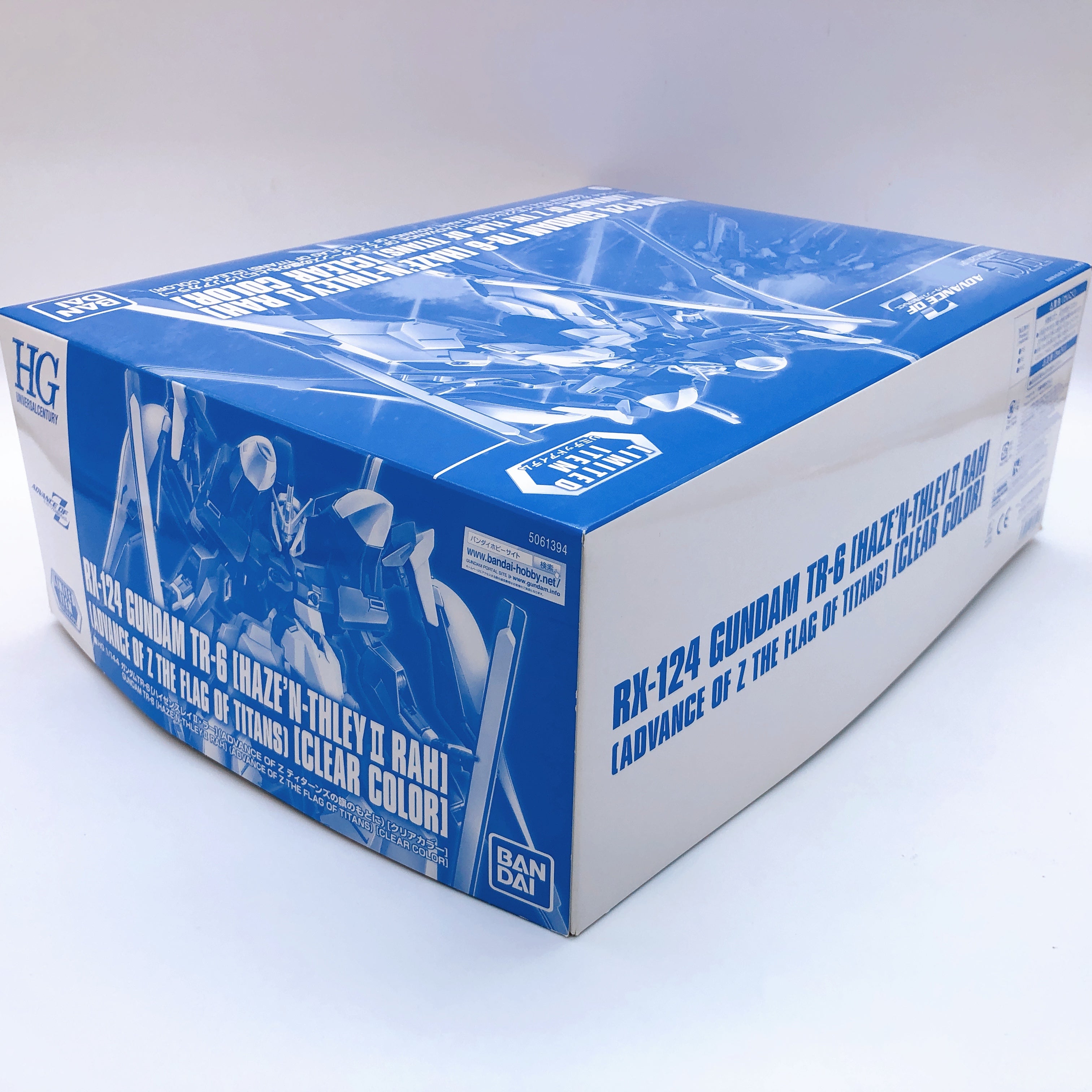 HG 1/144 Gundam TR-6 HAZE'N-THLEY II RAH Clear Color RX-124 Model Kit Bandai NEW