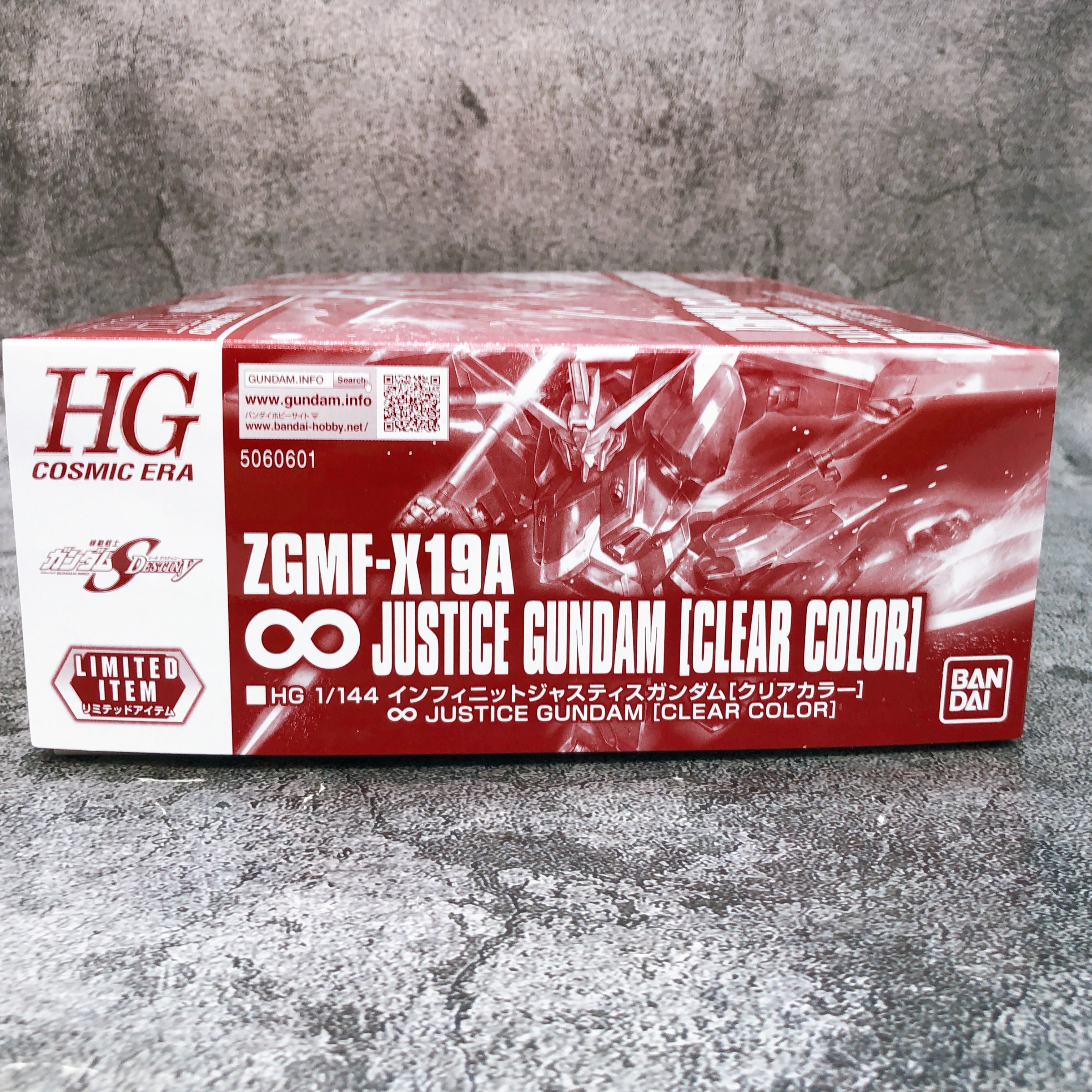 HG 1/144 Infinite Justice Gundam Clear Color Model Kit Premium Bandai Japan NEW