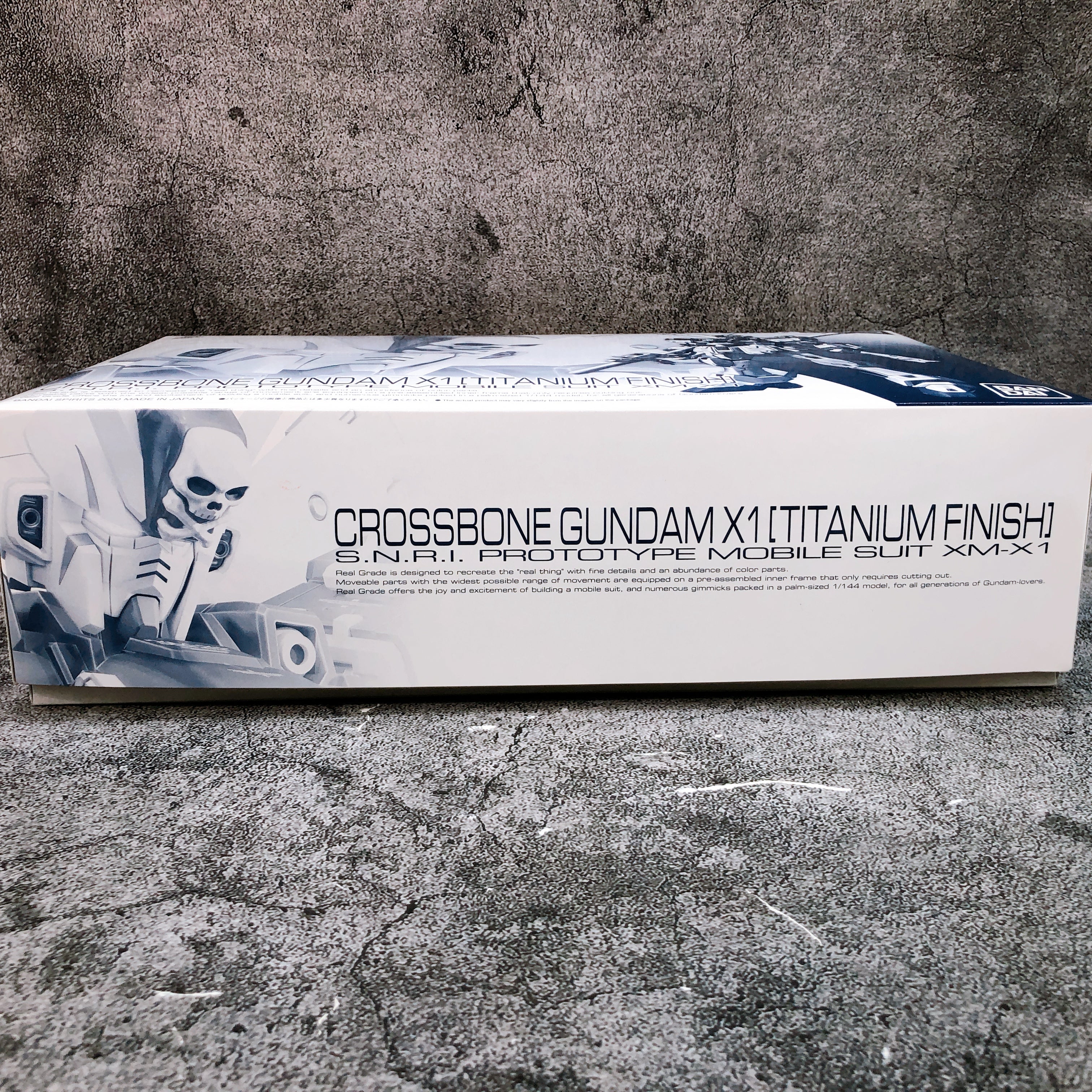 RG 1/144 Crossbone Gundam X1 Titanium Finish Model Kit Premium Bandai Japan NEW