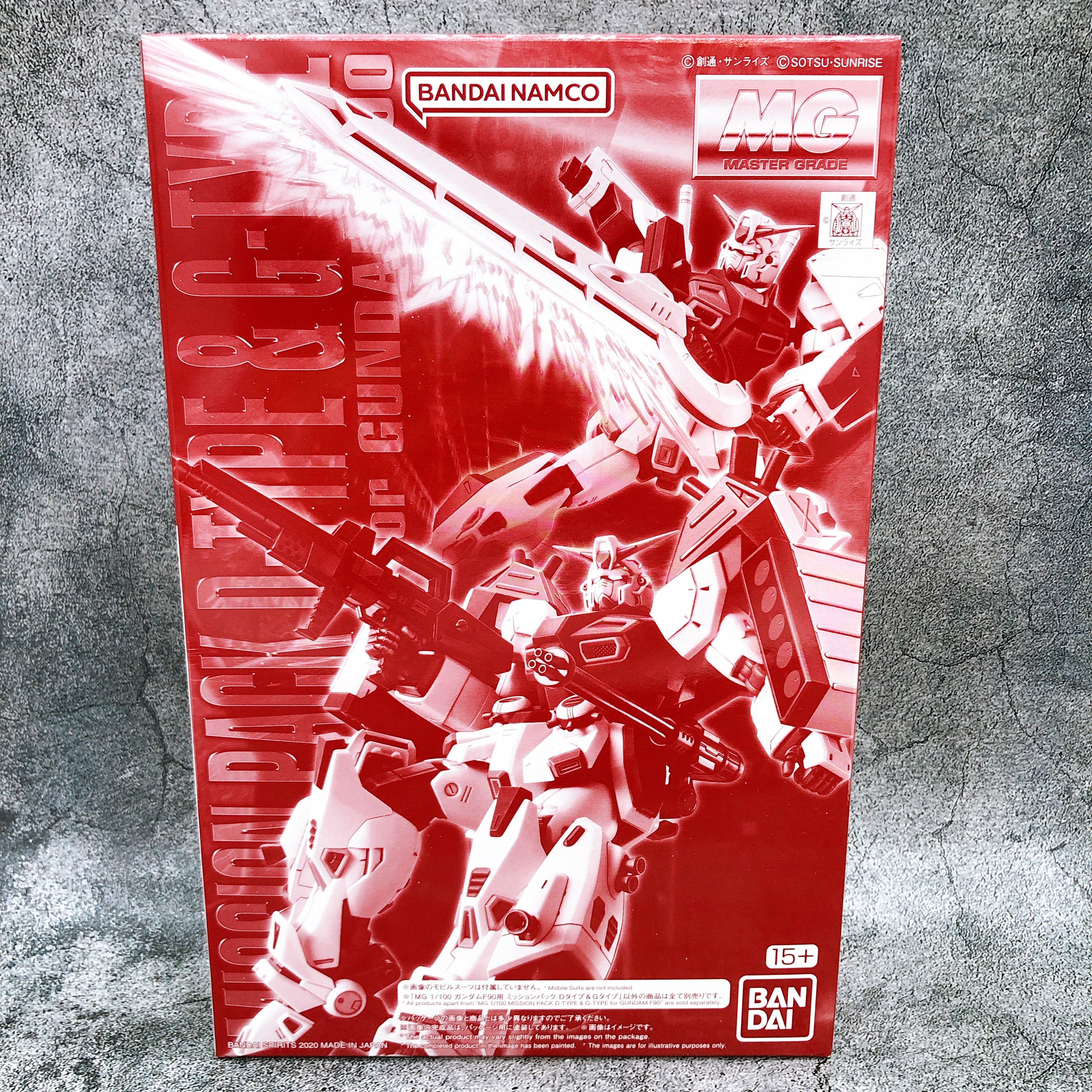 MG 1/100 Gundam F90 Mission Pack D Type & G Type Model Kit Premium Bandai NEW