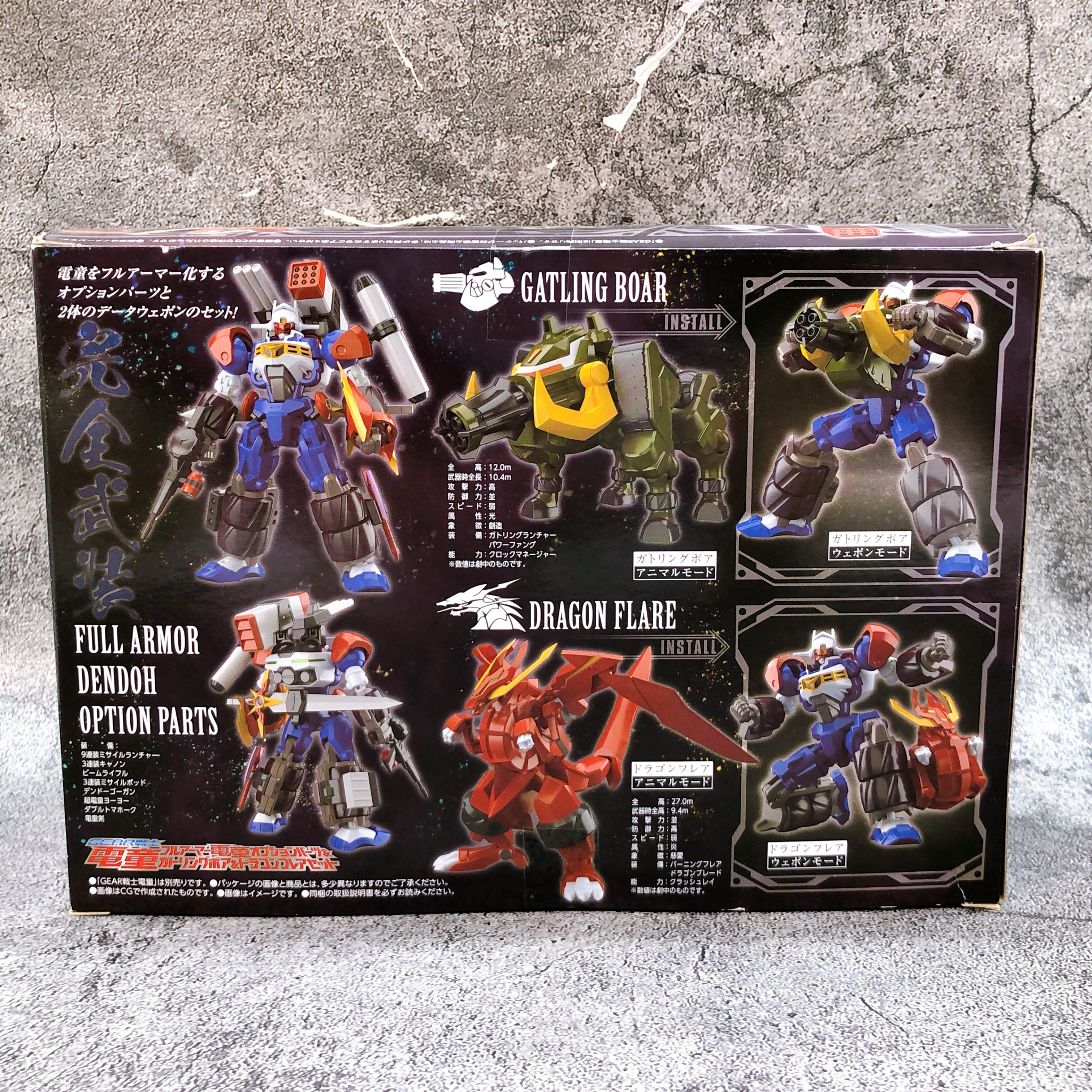 Super Minipla Full Armor Dendoh Option Parts Set Model Kit Premium Bandai Japan