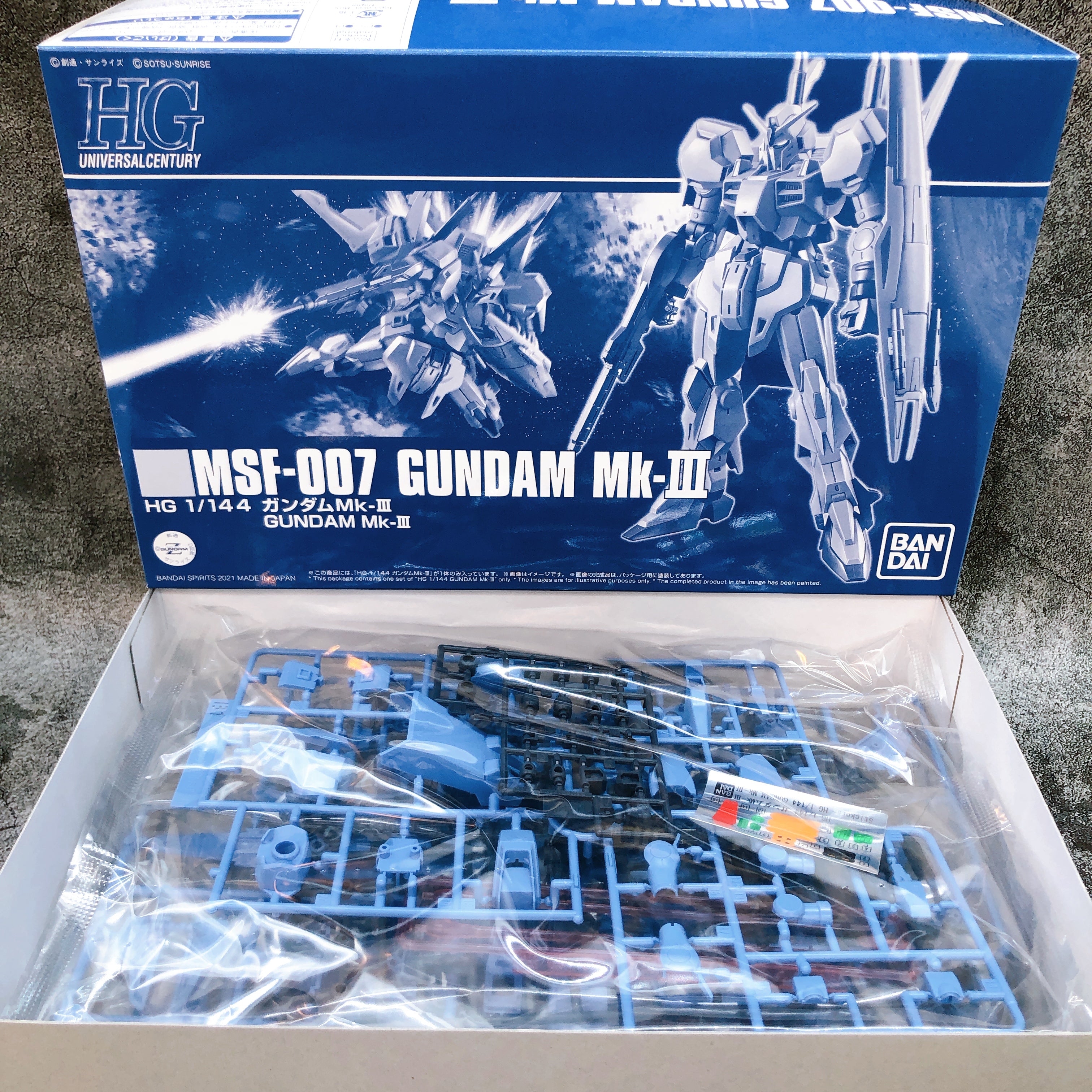 HG 1/144 Gundam Mk-III MSF-007 Gunpla Model Kit Premium Bandai from Japan NEW