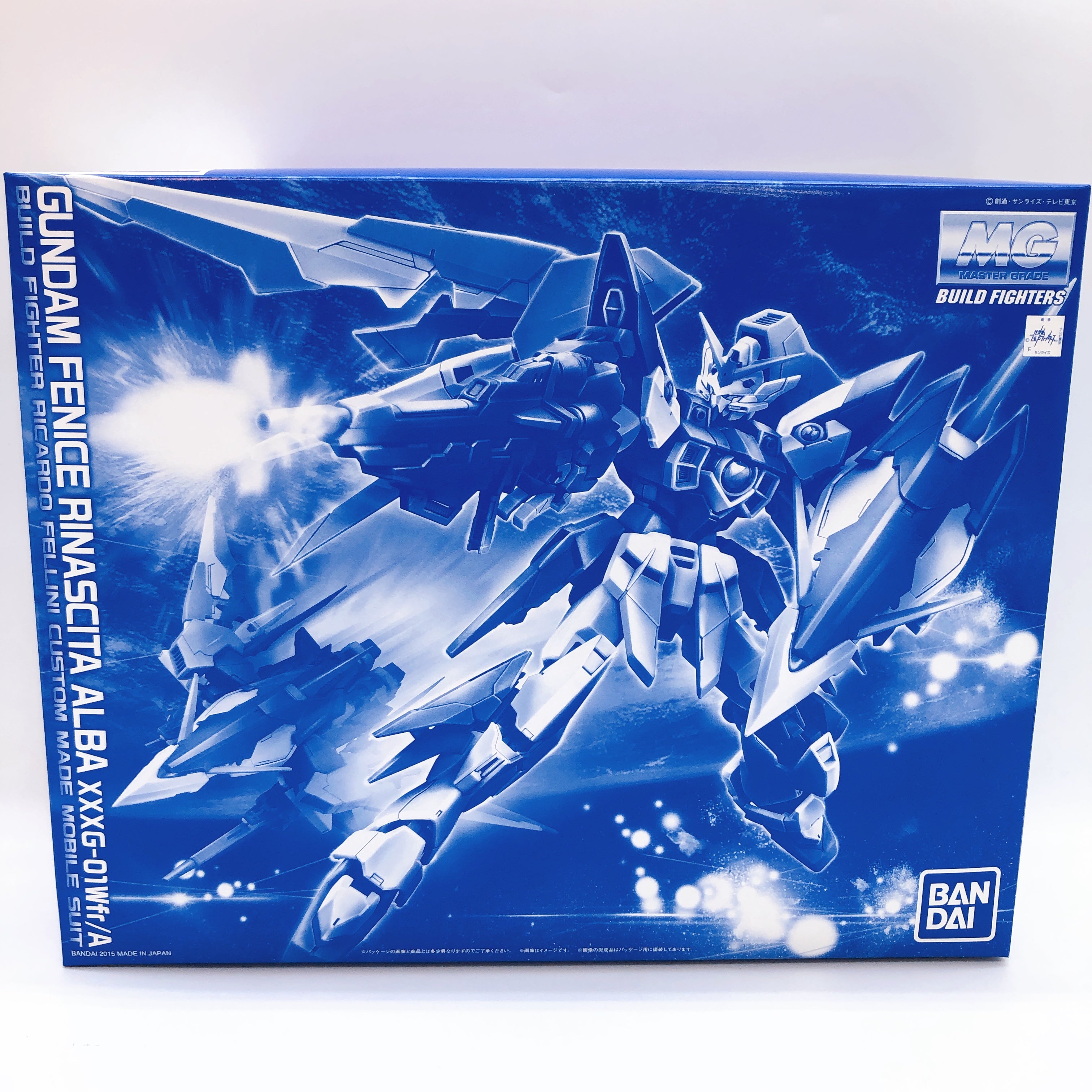 MG 1/100 Gundam Fenice Rinascita Alba XXXG-01Wfr/A Model Kit 15+ Premium Bandai