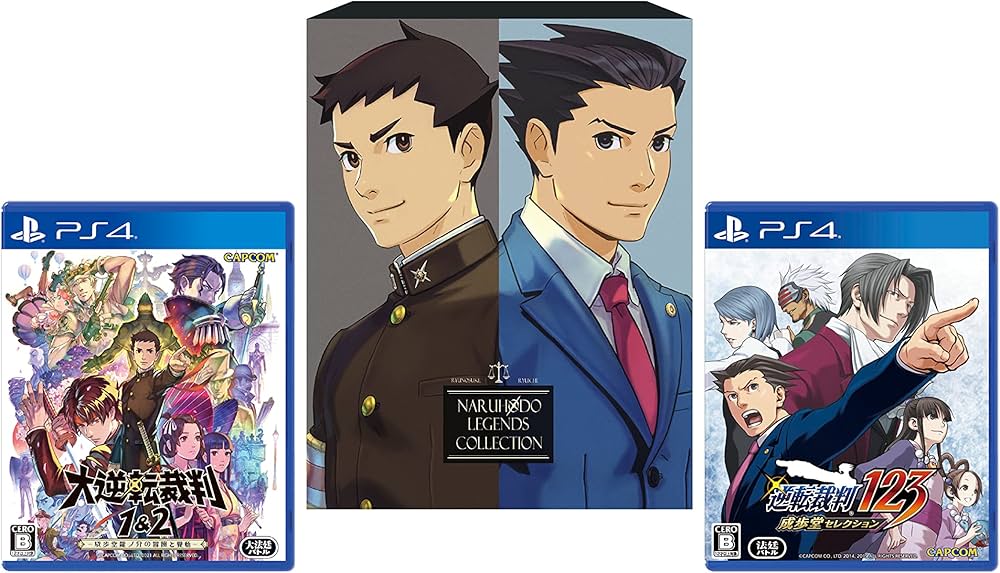 PS4 Naruhodo Legends Collection Phoenix Wright Ace Attorney Japan Game Sealed