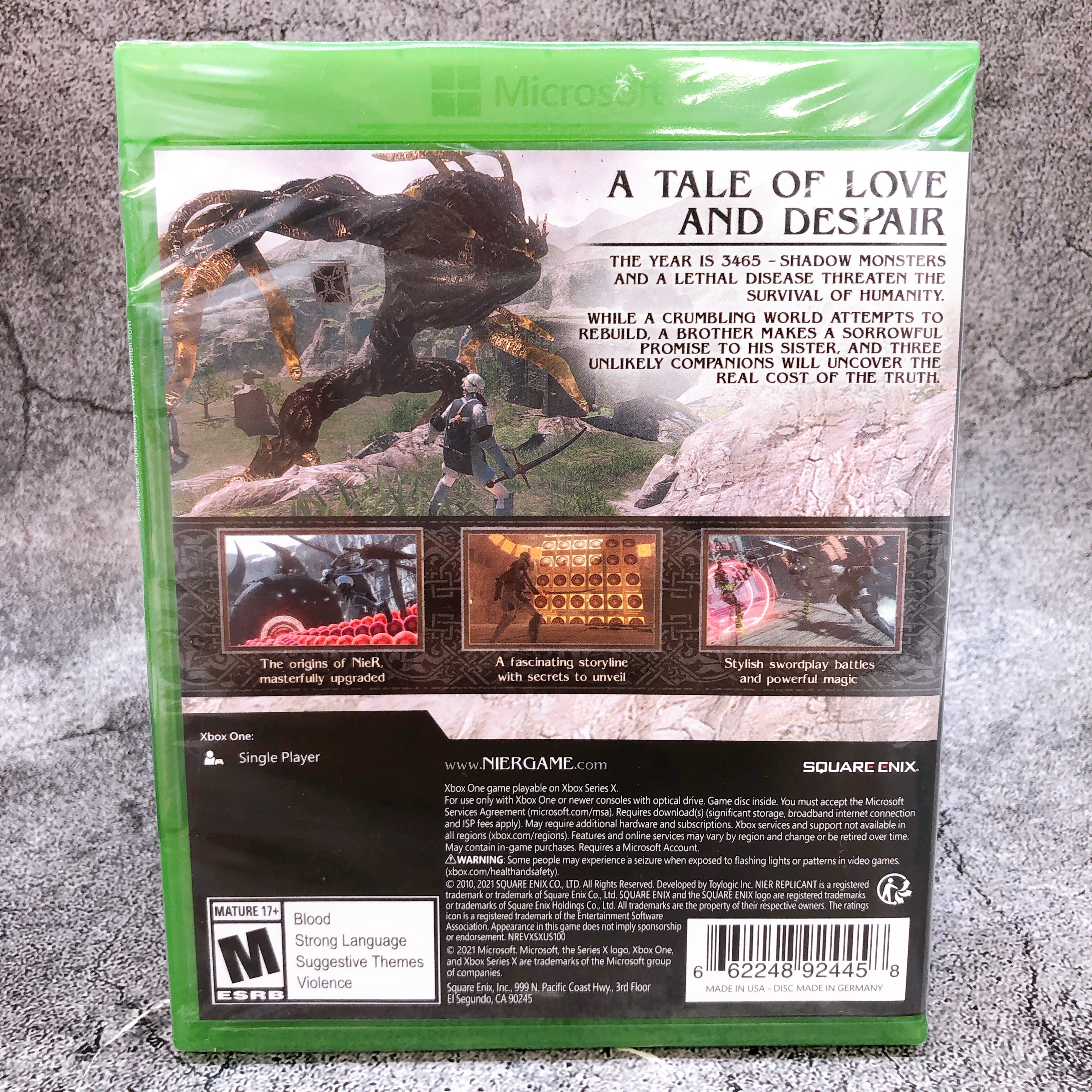 Xbox Series X / One Nier Replicant Microsoft Square Enix Game Sealed New