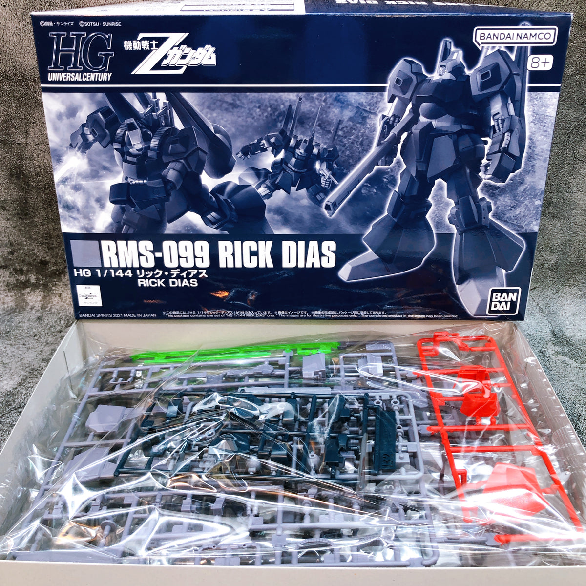 HG 1/144 Rick Dias RMS-099 Z Gundam Model Kit 15+ Premium Bandai Japan FASTSHIP