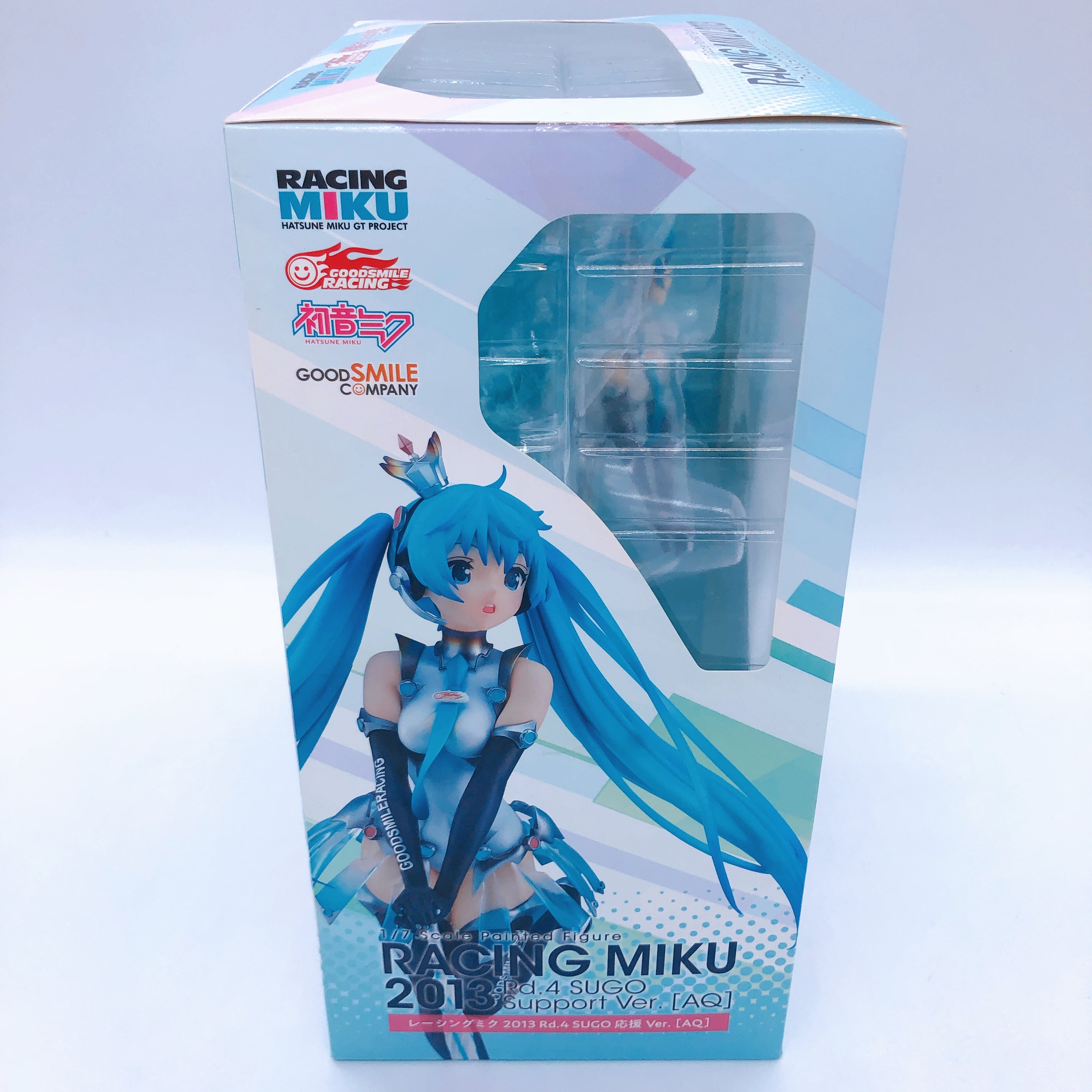 Hatsune Racing Miku 2013 Rd.4 Sugo Support Ver. AQ 1/7 Scale Figure Sealed Japan