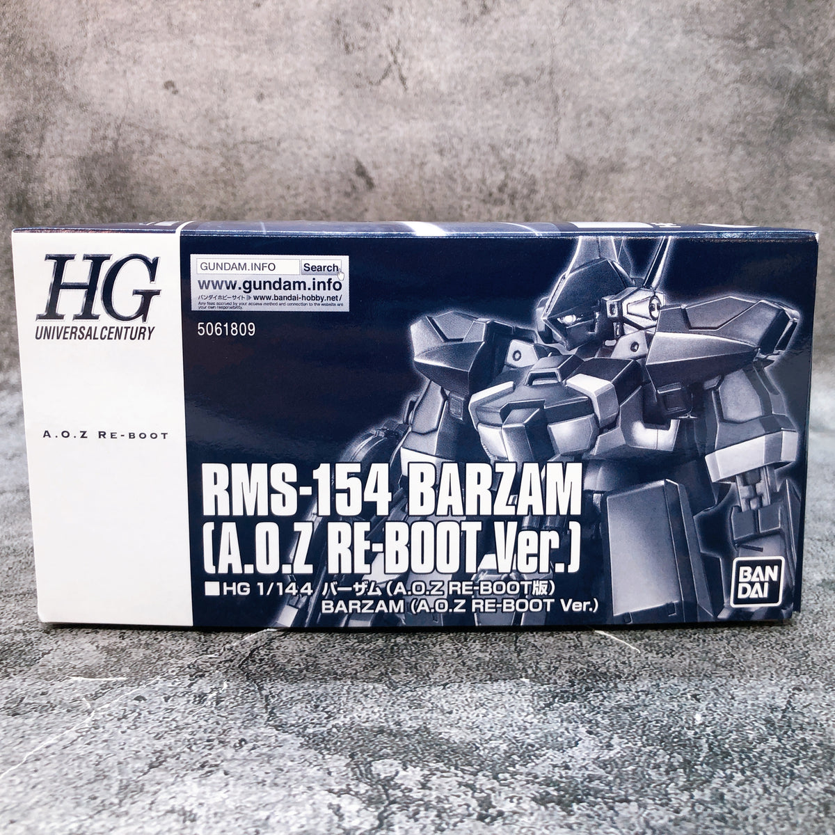 HG 1/144 Barzam A.O.Z Re-Boot Ver. RMS-154 Model Kit Premium Bandai NEW FASTSHIP