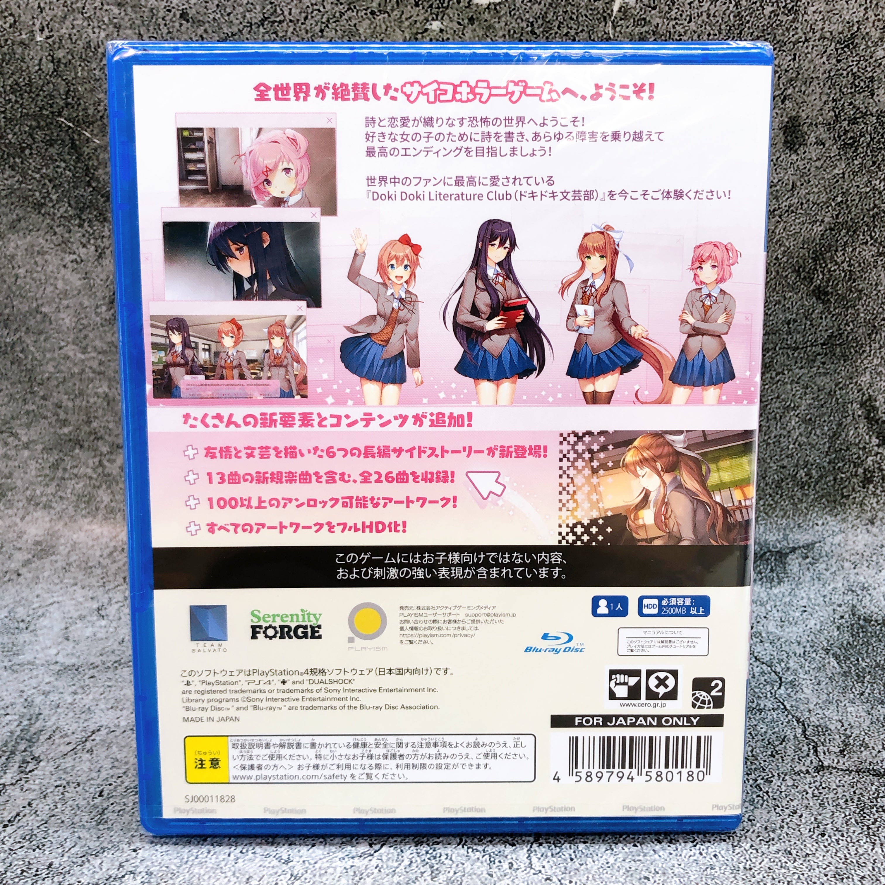 PlayStation 4 Doki Doki Literature Club Plus! & Bonus Set PS4 PLAYISM Game NEW