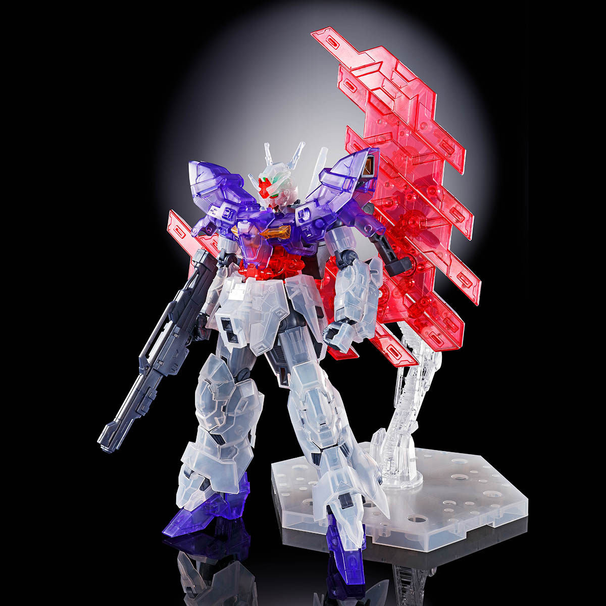 HG 1/144 AMS-123X-X Moon Gundam Clear Color Limited Model Kit Bandai Japan NEW