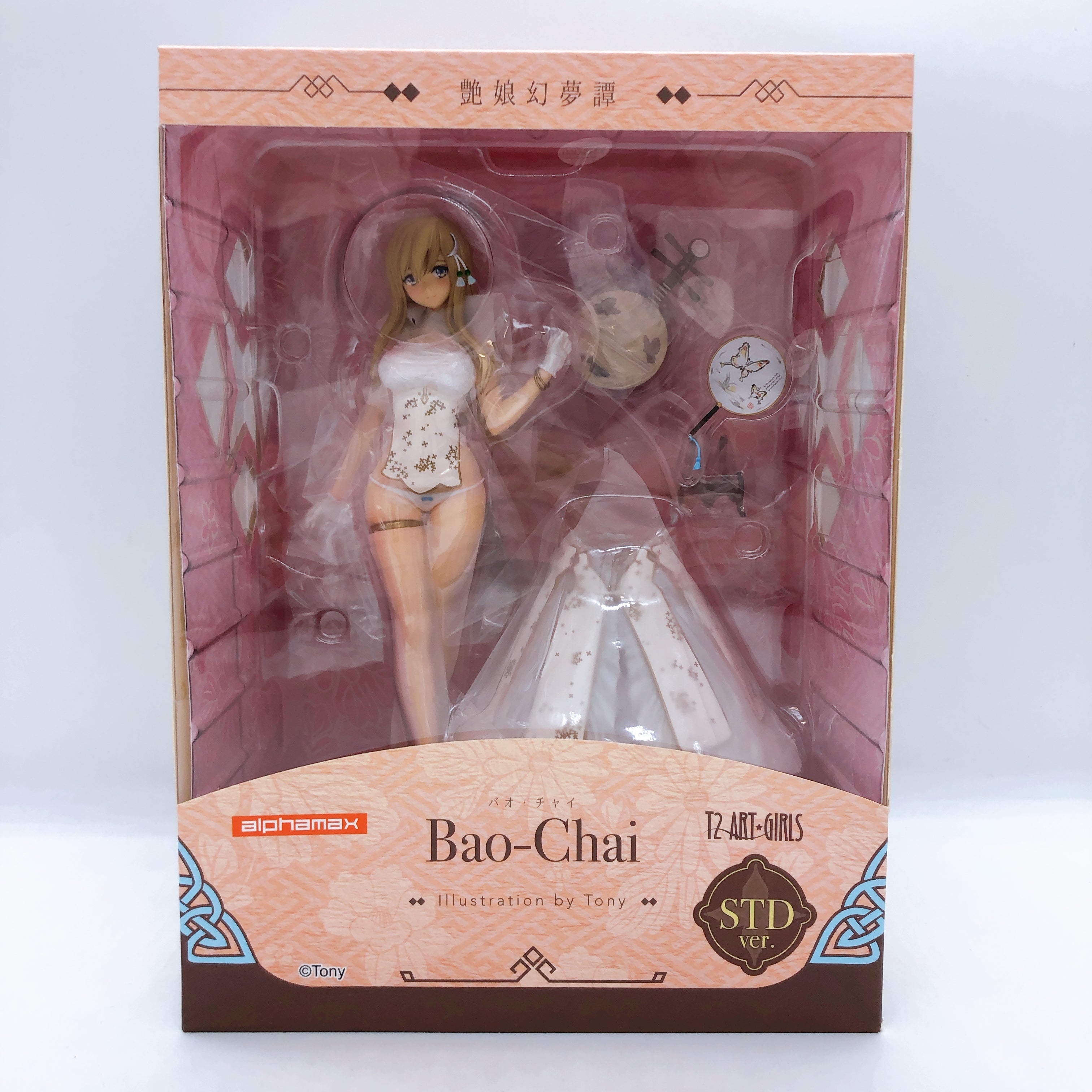 Bao-Chai illustration by Tony STD Ver. 1/6 Scale Figure Alphamax Japan AUTHENTIC