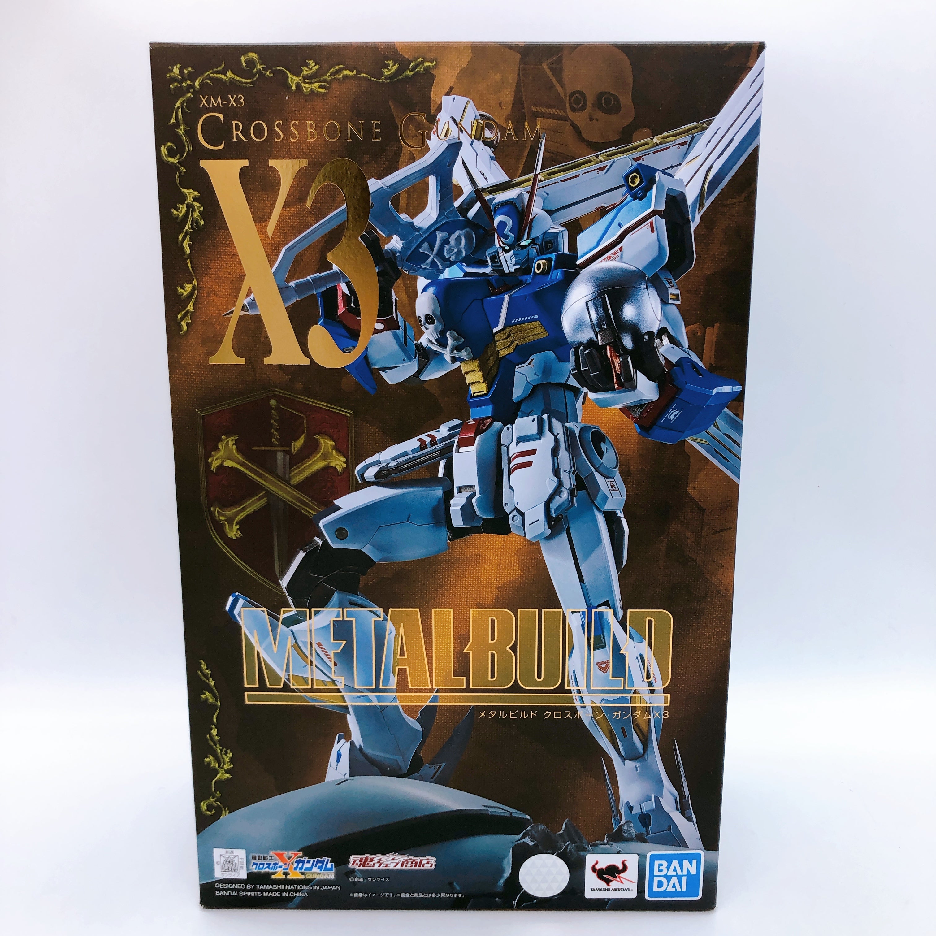 METAL BUILD XM-X3 Crossbone Gundam X3 Action Figure Bandai Japan NEW