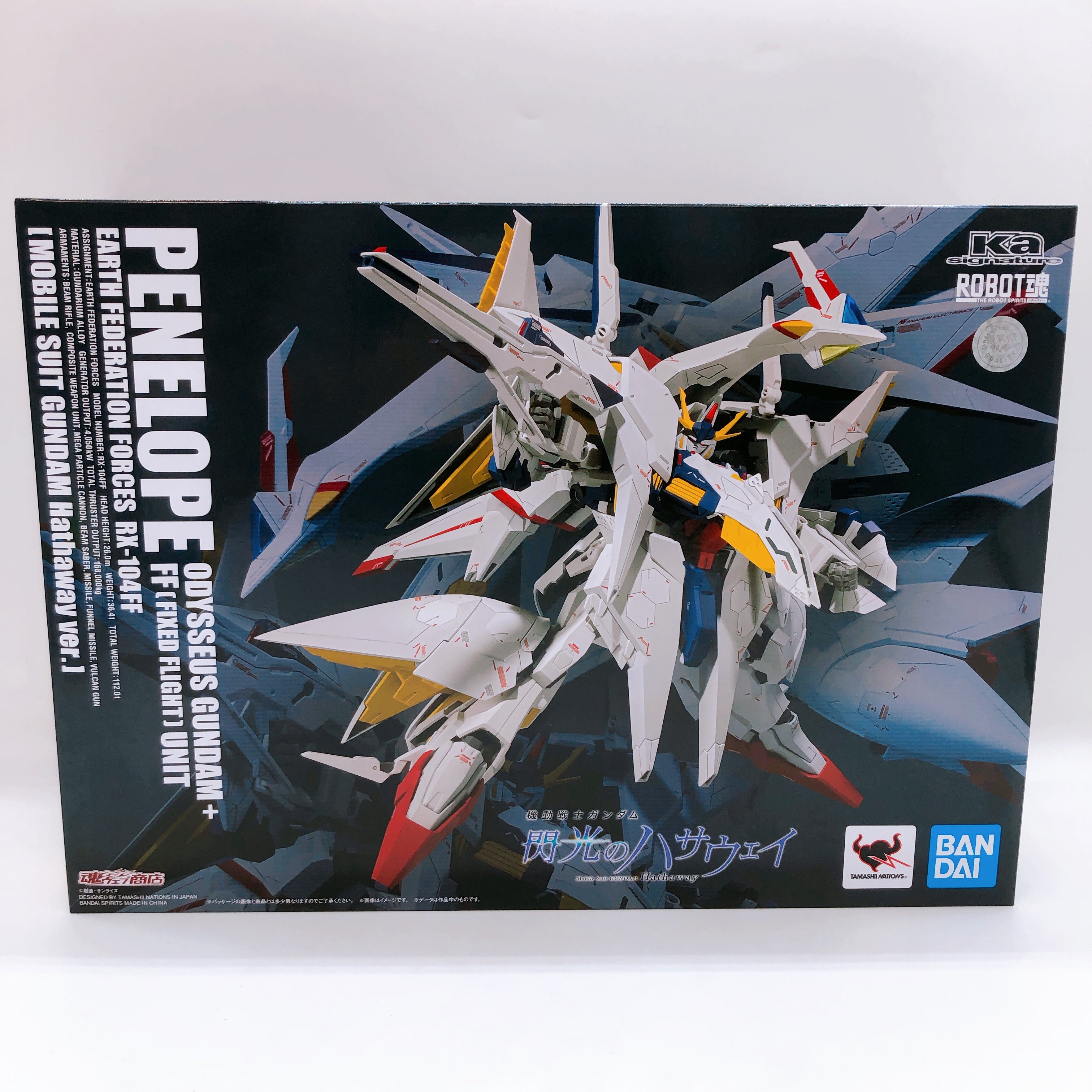 Robot Spirits Ka signature Penelope Gundam Hathaway Ver Action Figure Bandai NEW