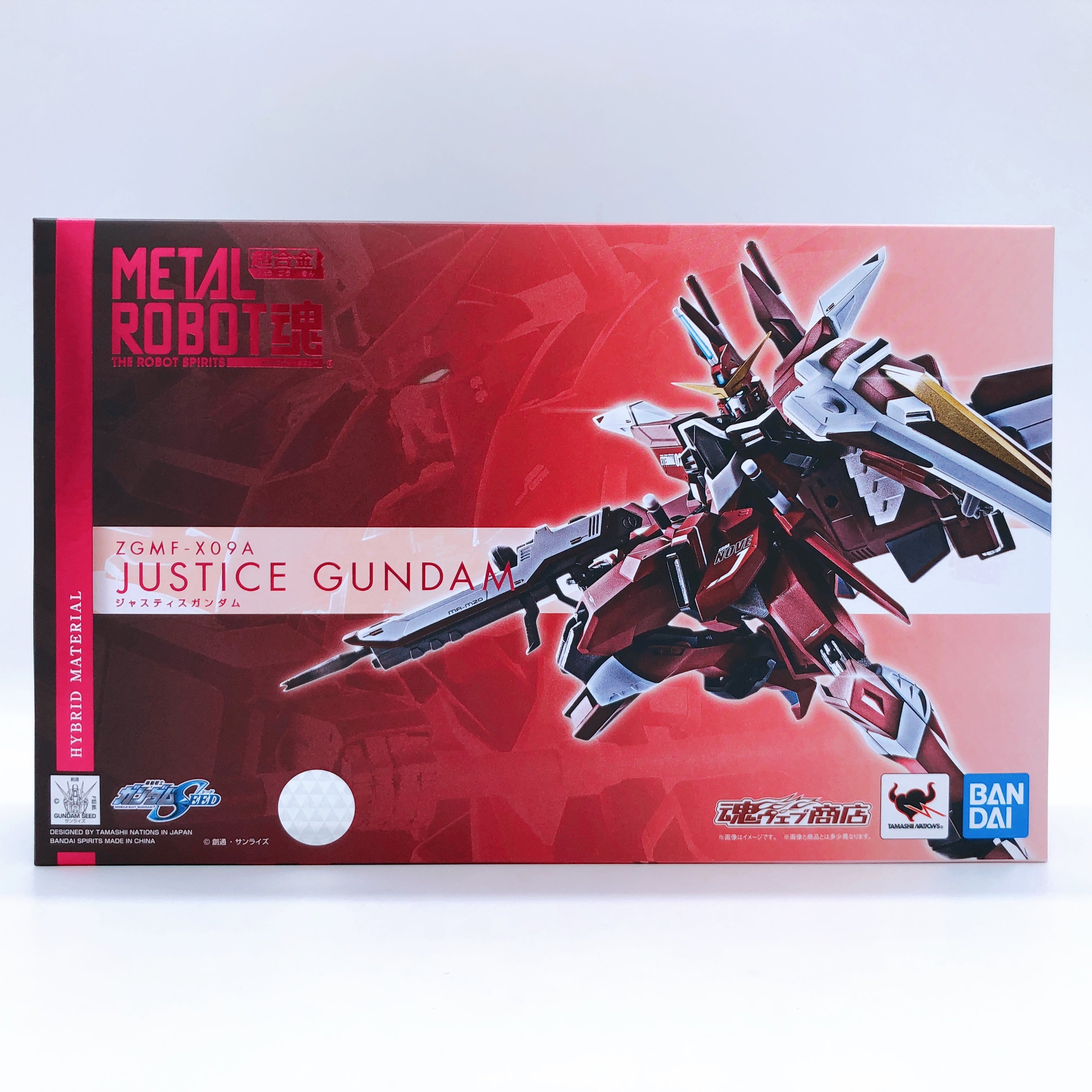 METAL ROBOT SPIRITS SIDE MS Justice Gundam Tamashii Web Shop BANDAI Japan Sealed