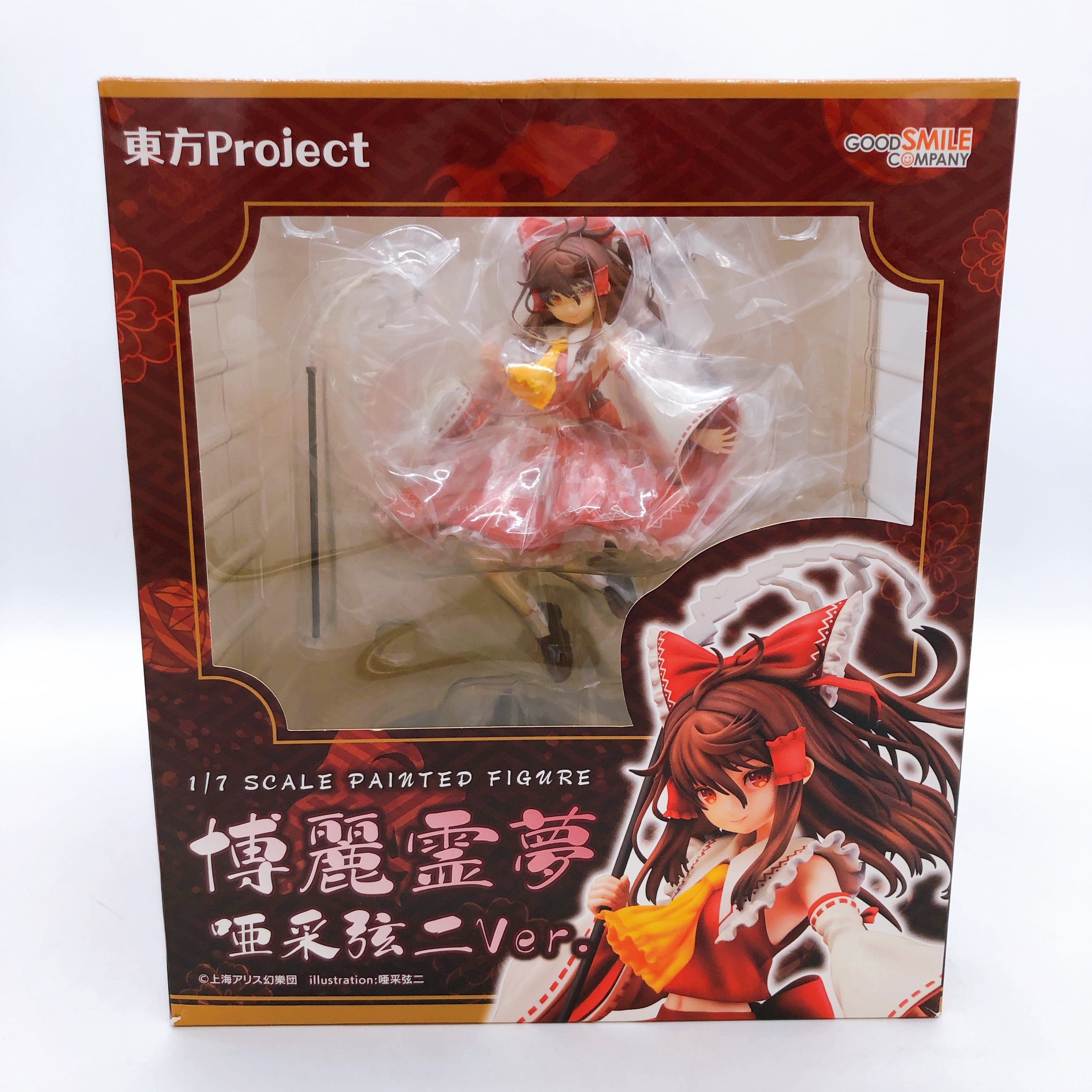 Touhou Project Reimu Hakurei 1/7 Figure Asai Genji ver. Aquamarine Japan Sealed
