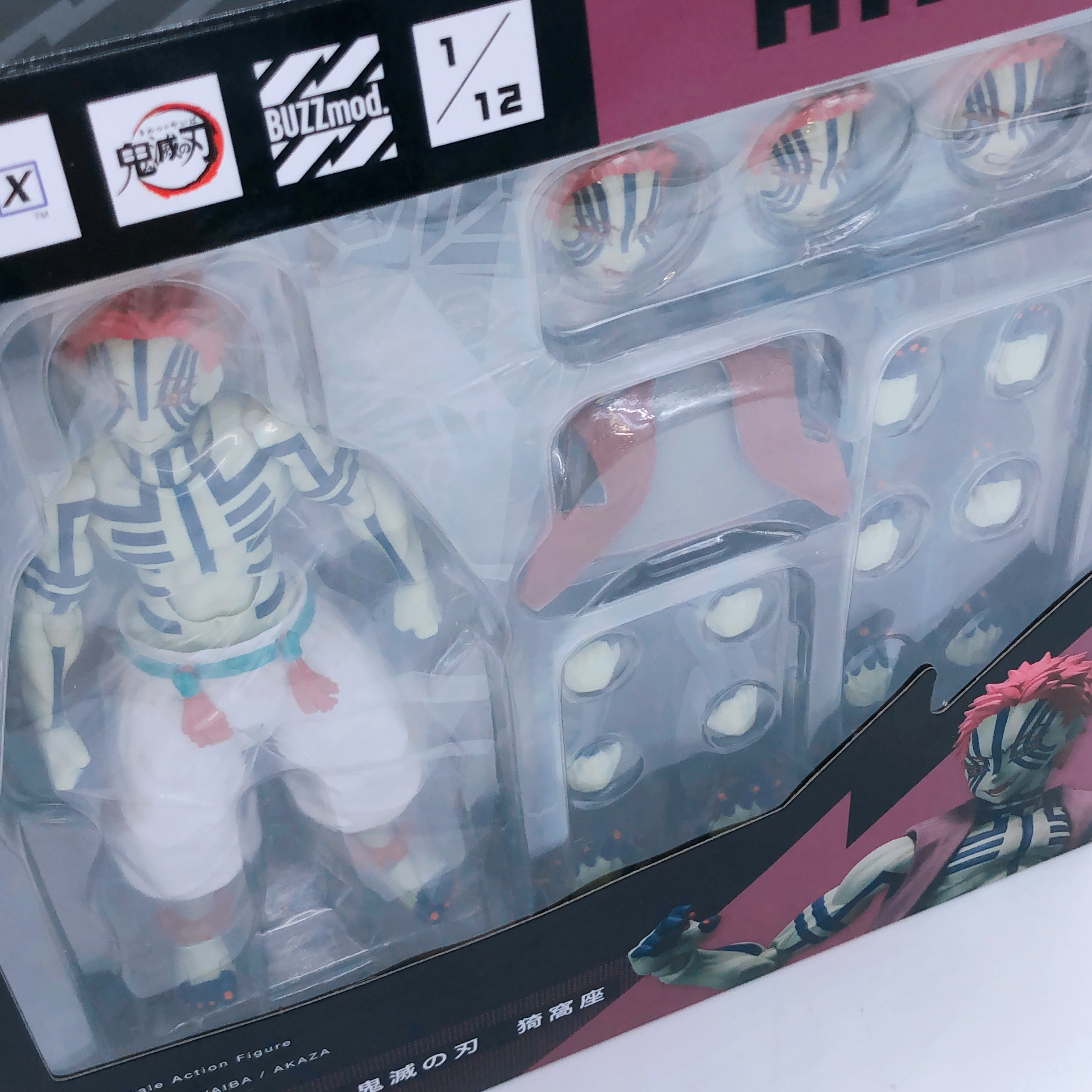 BUZZmod. Demon Slayer Akaza 1/12 Scale Figure Kimetsu no Yaiba Aniplex NEW