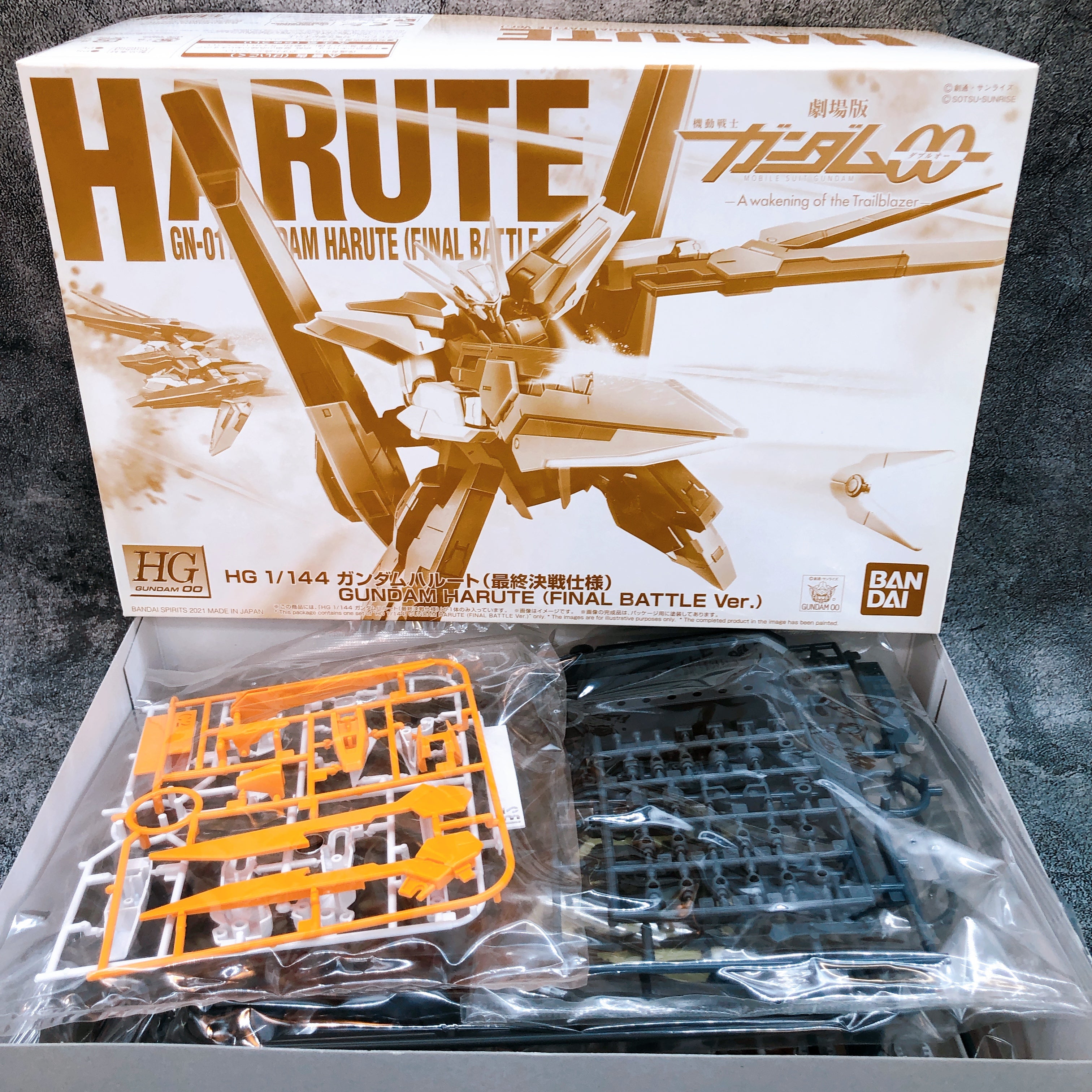 HG 1/144 GN-011 Gundam Harute Final Battle Ver Model Kit Premium Bandai FASTSHIP