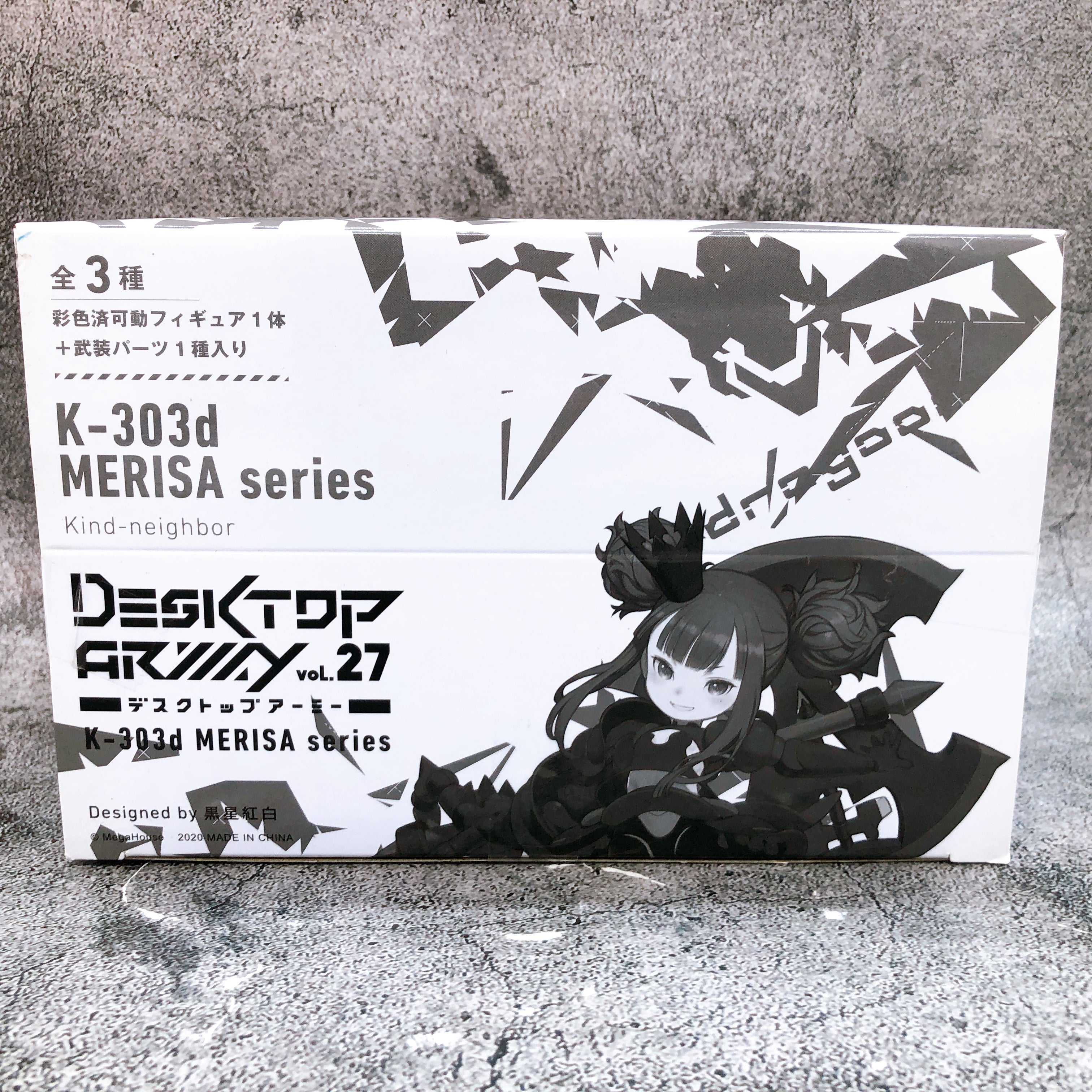 Desktop Army vol. 27 K-303d Merisa Series Set of 3 Figure MegaHouse NEW